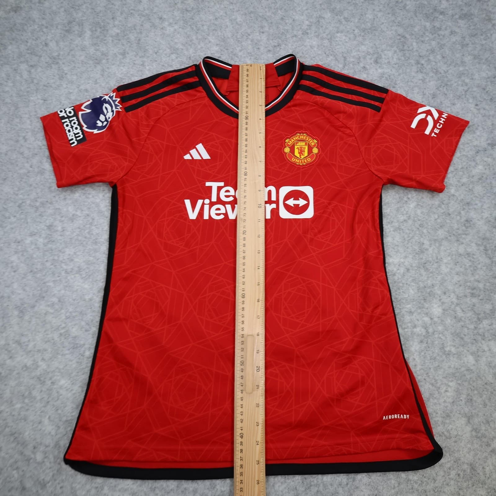 Manchester United Shirt Womens Medium Size 12-14 Home 2023 2024 Adidas Mount 7 photo 11