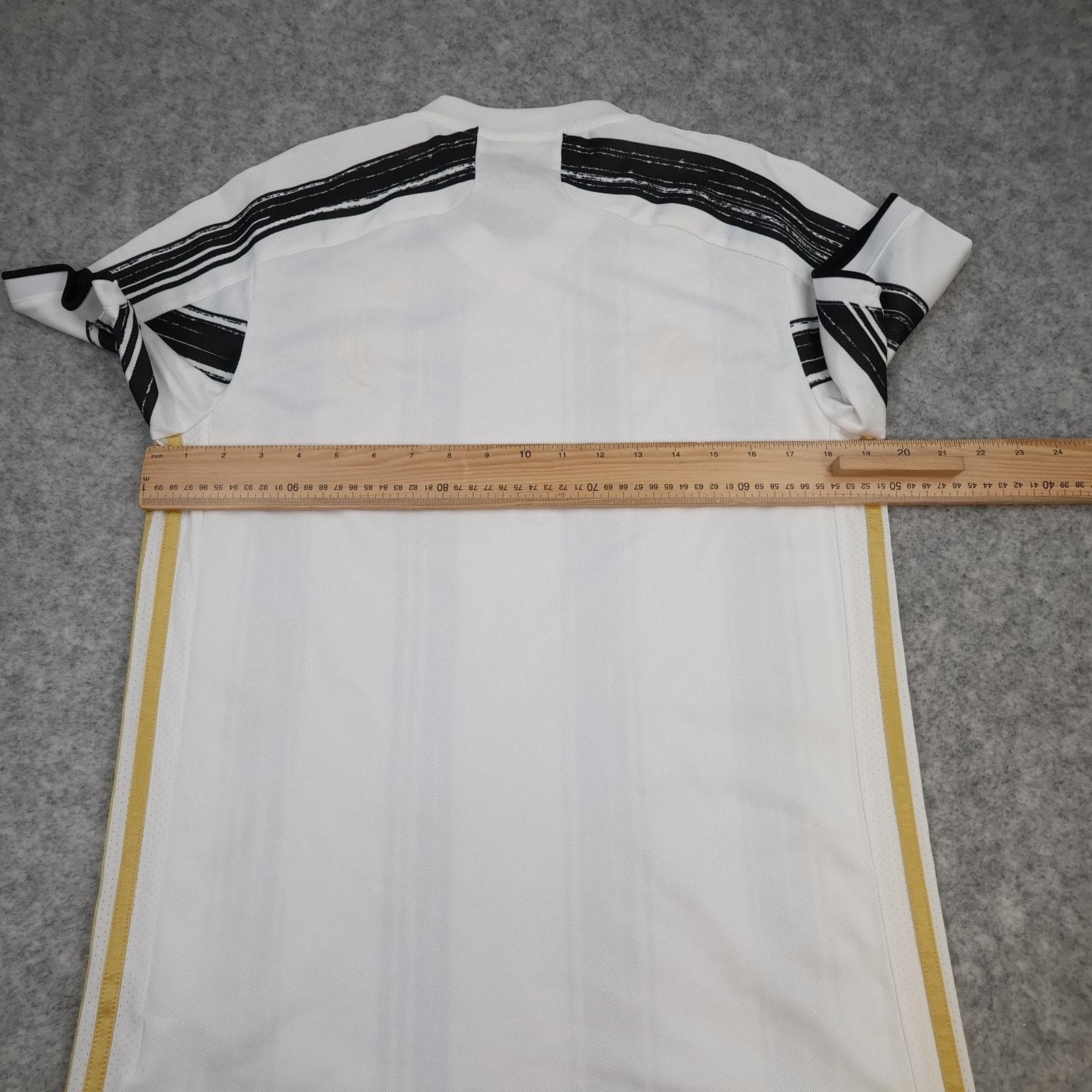 Juventus Shirt Mens Medium White Home 2020 2021 Adidas Jeep Soccer Jersey photo 9