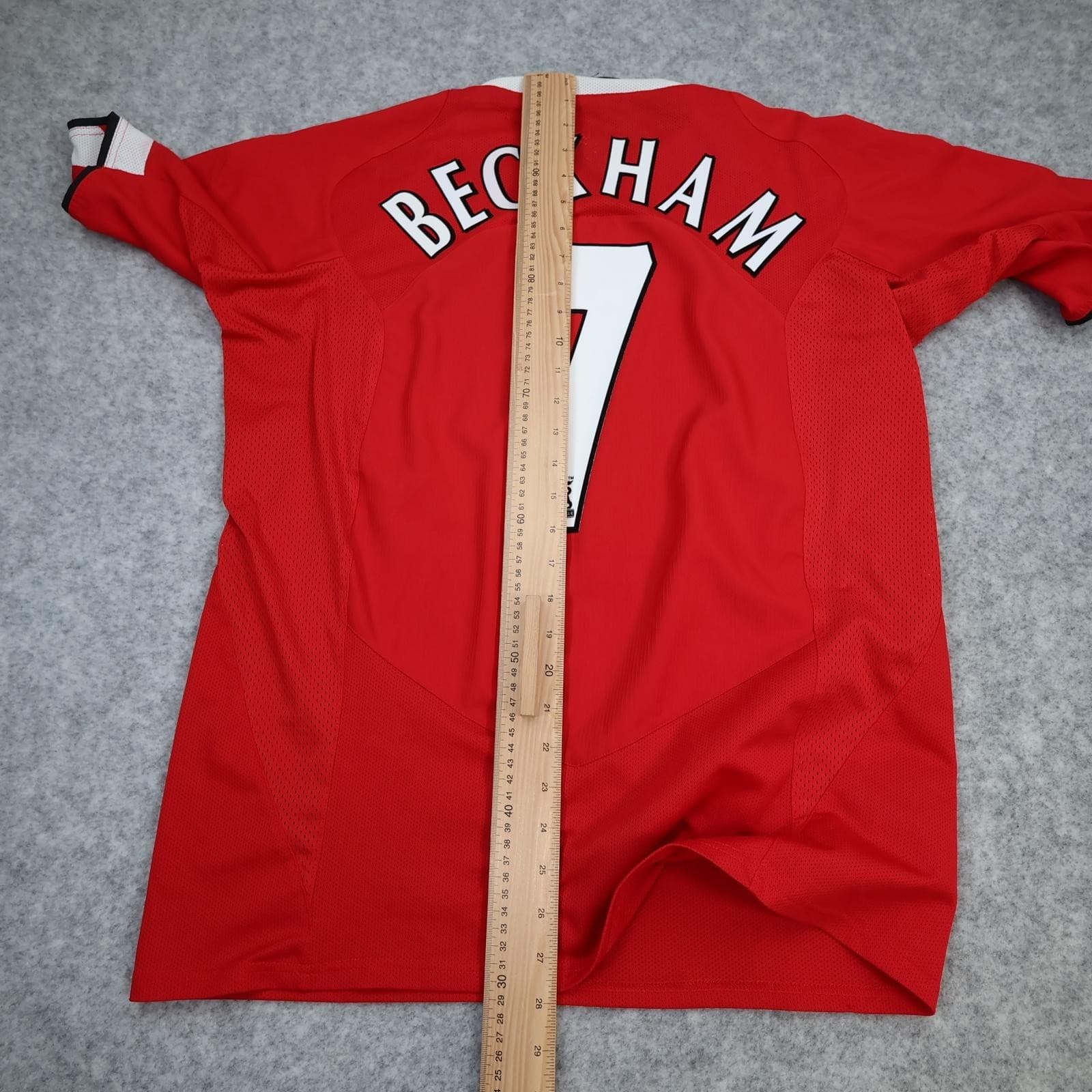 Vintage Manchester United Shirt Mens Large Red Home 2004 2006 Nike Beckham 7 photo 12
