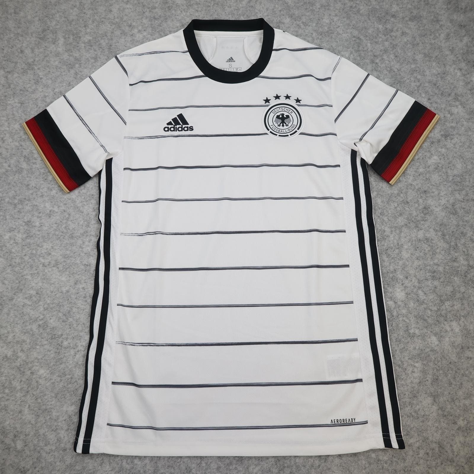 Germany Home Shirt Mens Small White 2020 2021 Football Adidas DFB Jersey