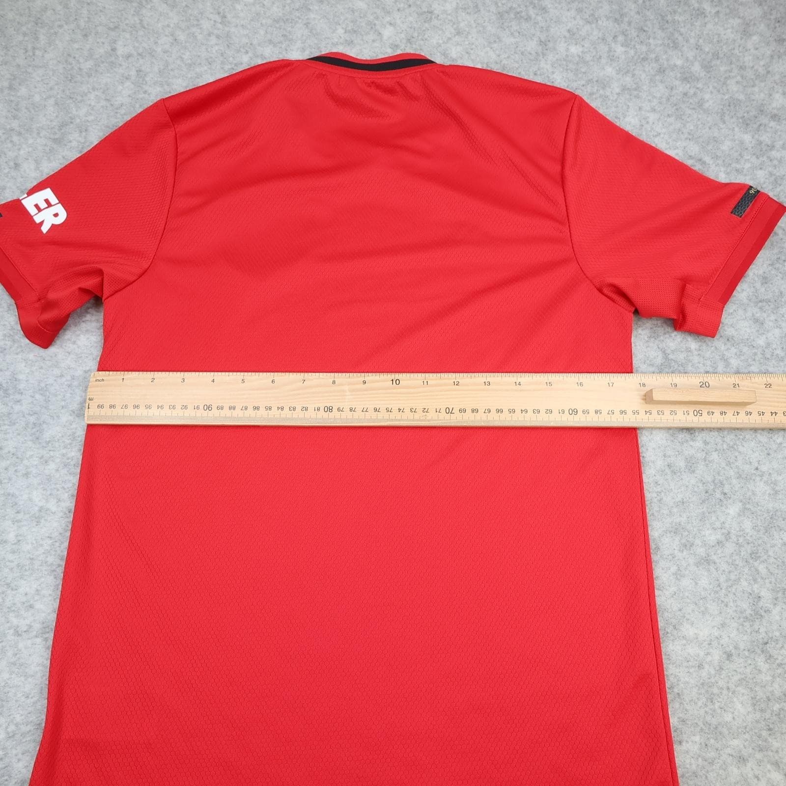 Manchester United Shirt Mens Small Red Home 2019 2020 Football Adidas Chevrolet photo 7