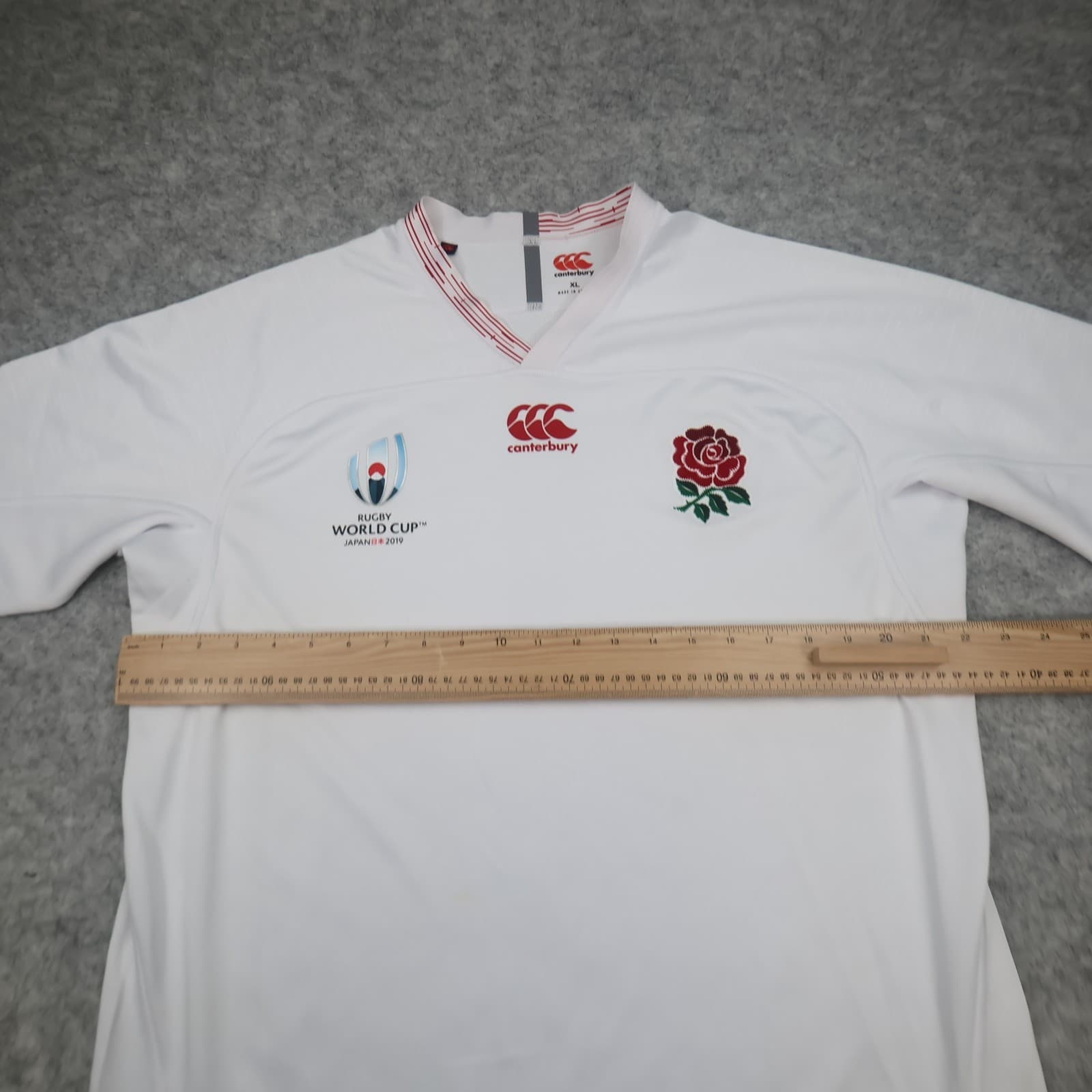 England Rugby Shirt Extra Large White Home Kit 2019 Japan World Cup Canterbury photo 11