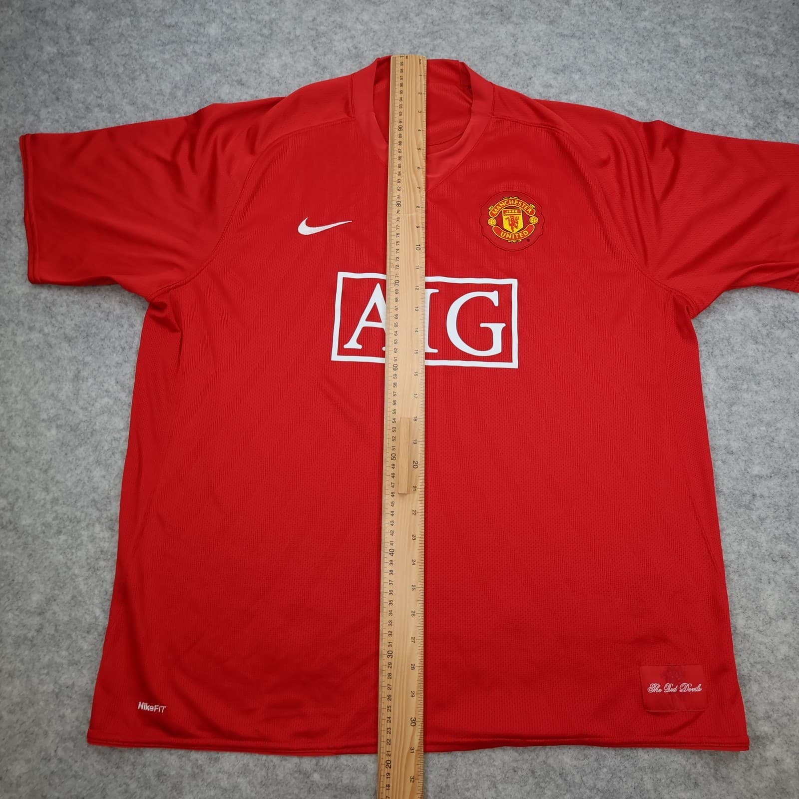Manchester United Shirt 2XL Red Home Kit 2007 2009 Nike Jersey photo 14