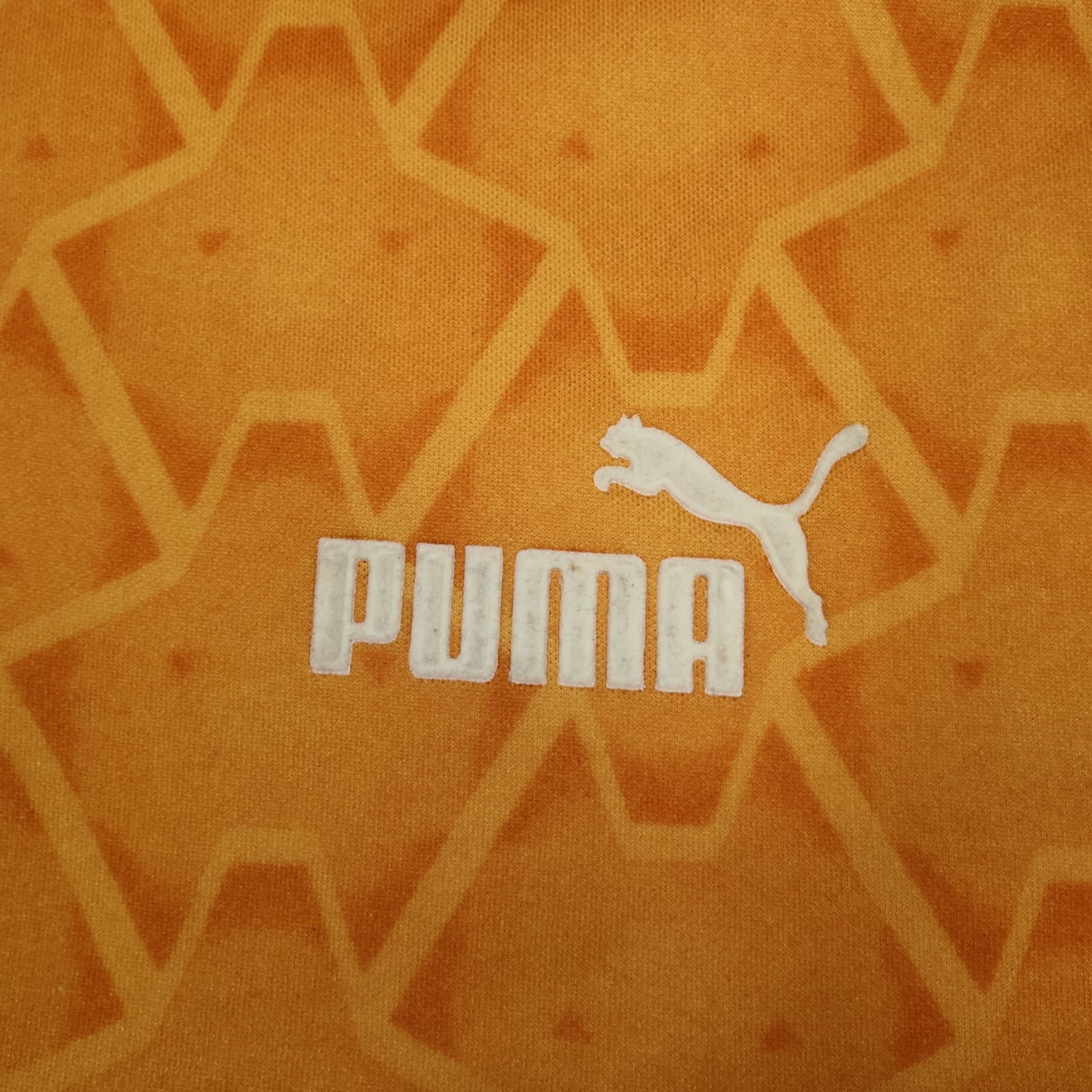 Vintage Wolves Football Shirt Large Orange Home Kit 1996 1998 Puma Jersey L photo 6