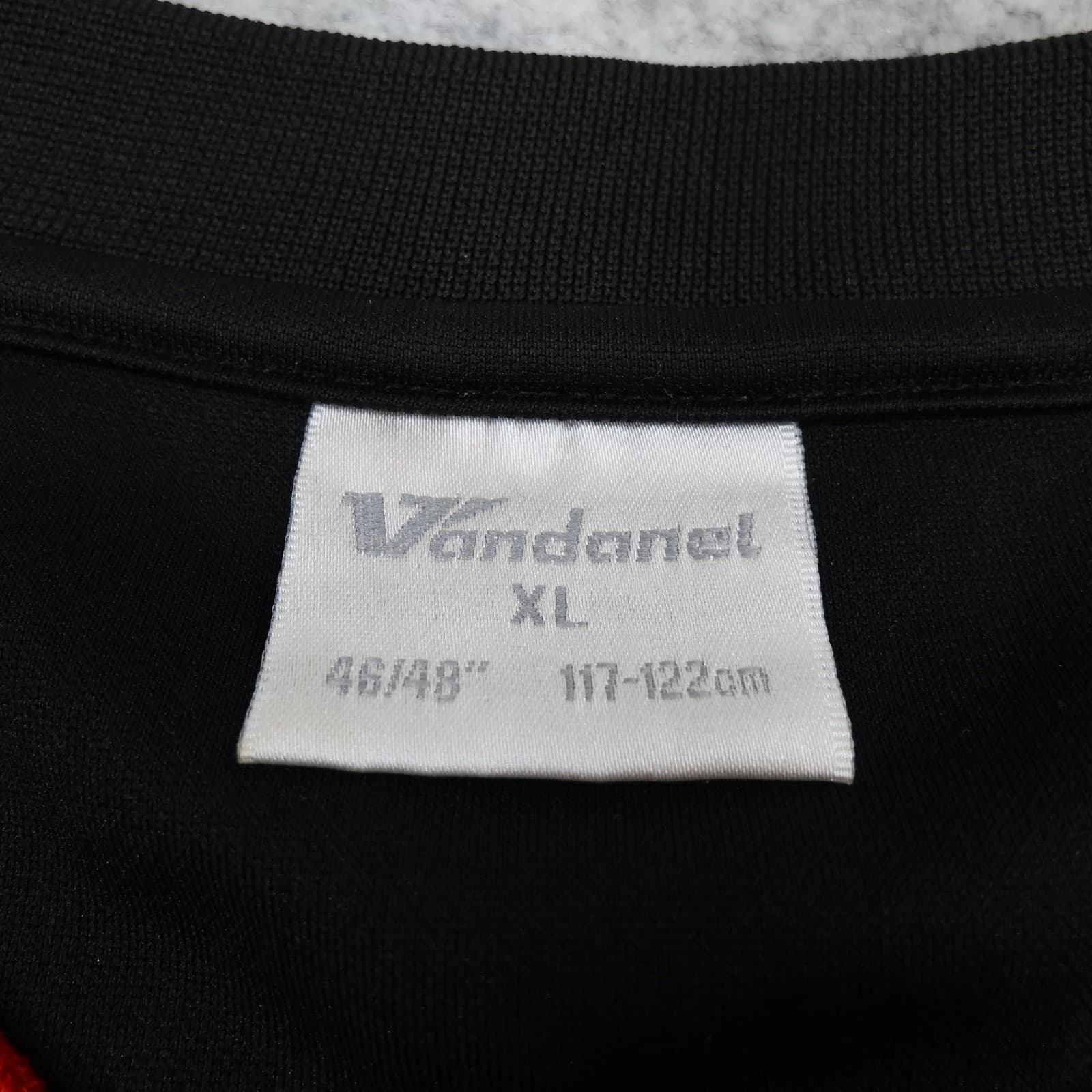 Doncaster Rovers Away Shirt Mens XL Black Red Football Vandanel 2008 2010 photo 4
