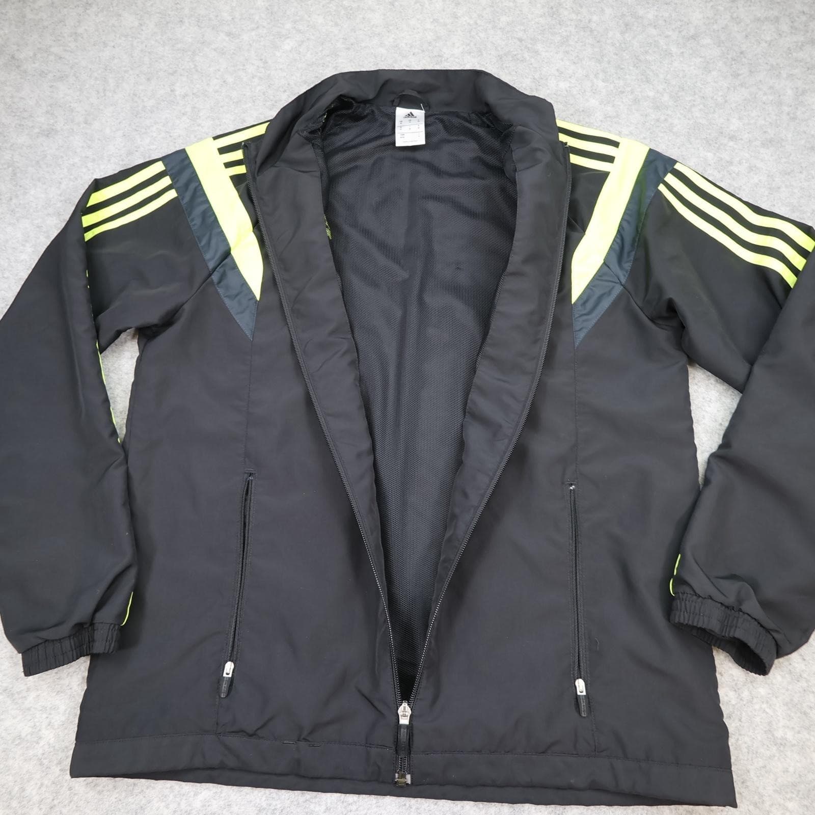 Spain Jacket Mens Medium Black 2014 2015 Football Adidas Track Top Training photo 5