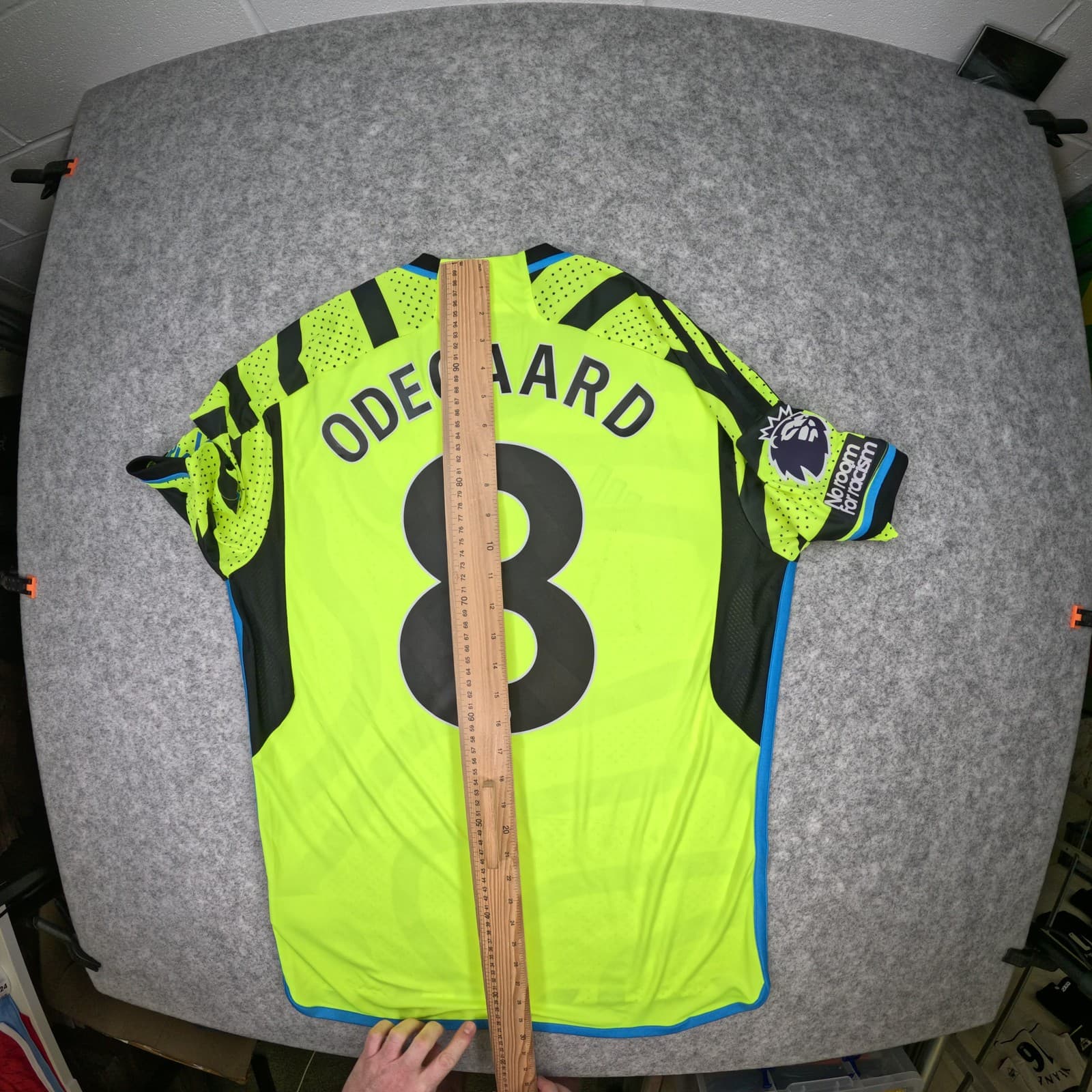 Arsenal Football Shirt Medium Yellow Away 2023 2024 adidas Martin Ødegaard photo 4