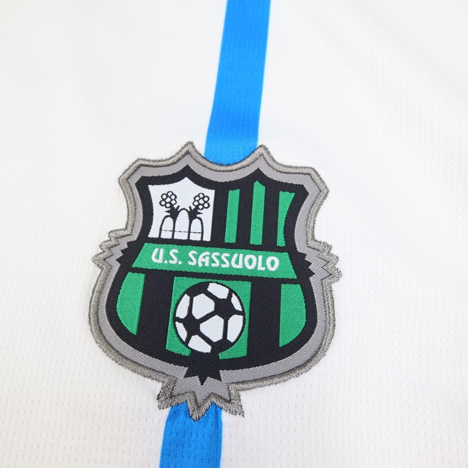 US Sassuolo Shirt Mens Large White 2024 2025 Home Blue Puma DryCELL Jersey photo 4