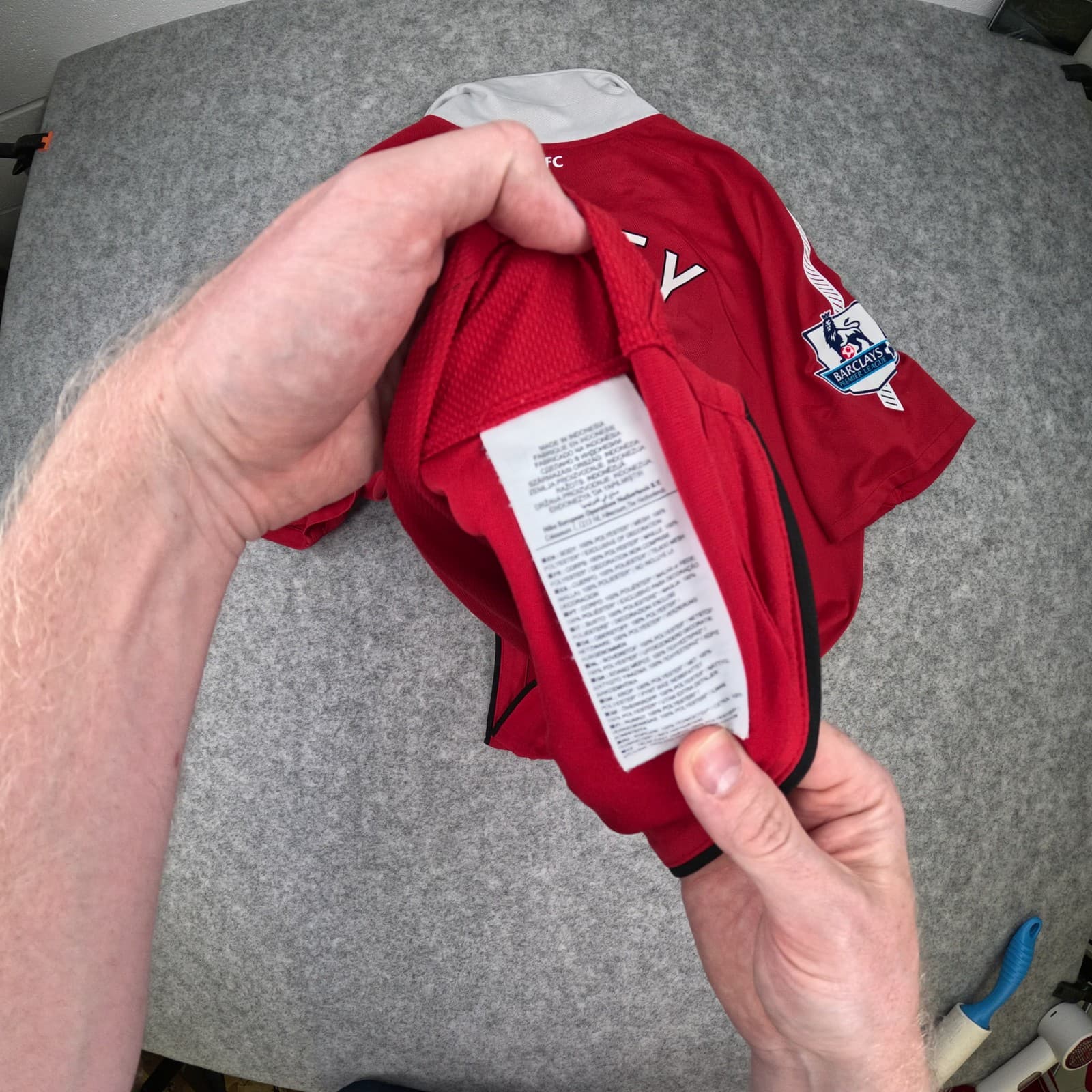 Manchester United Football Shirt Large Red Home 2010 2011 Nike Wayne Rooney 10 photo 5