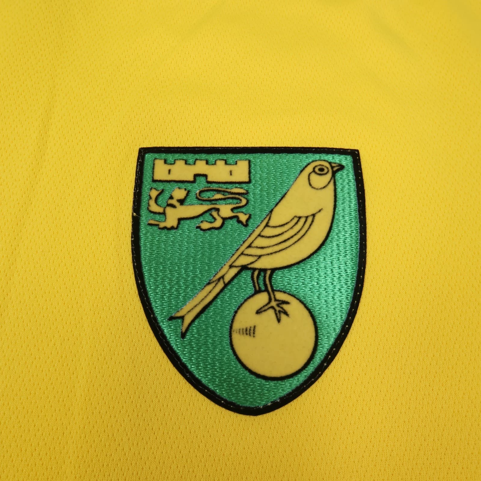 Norwich City Shirt 6XL Yellow Home Kit 2016 2017 Errea Soccer Jersey 48" photo 5
