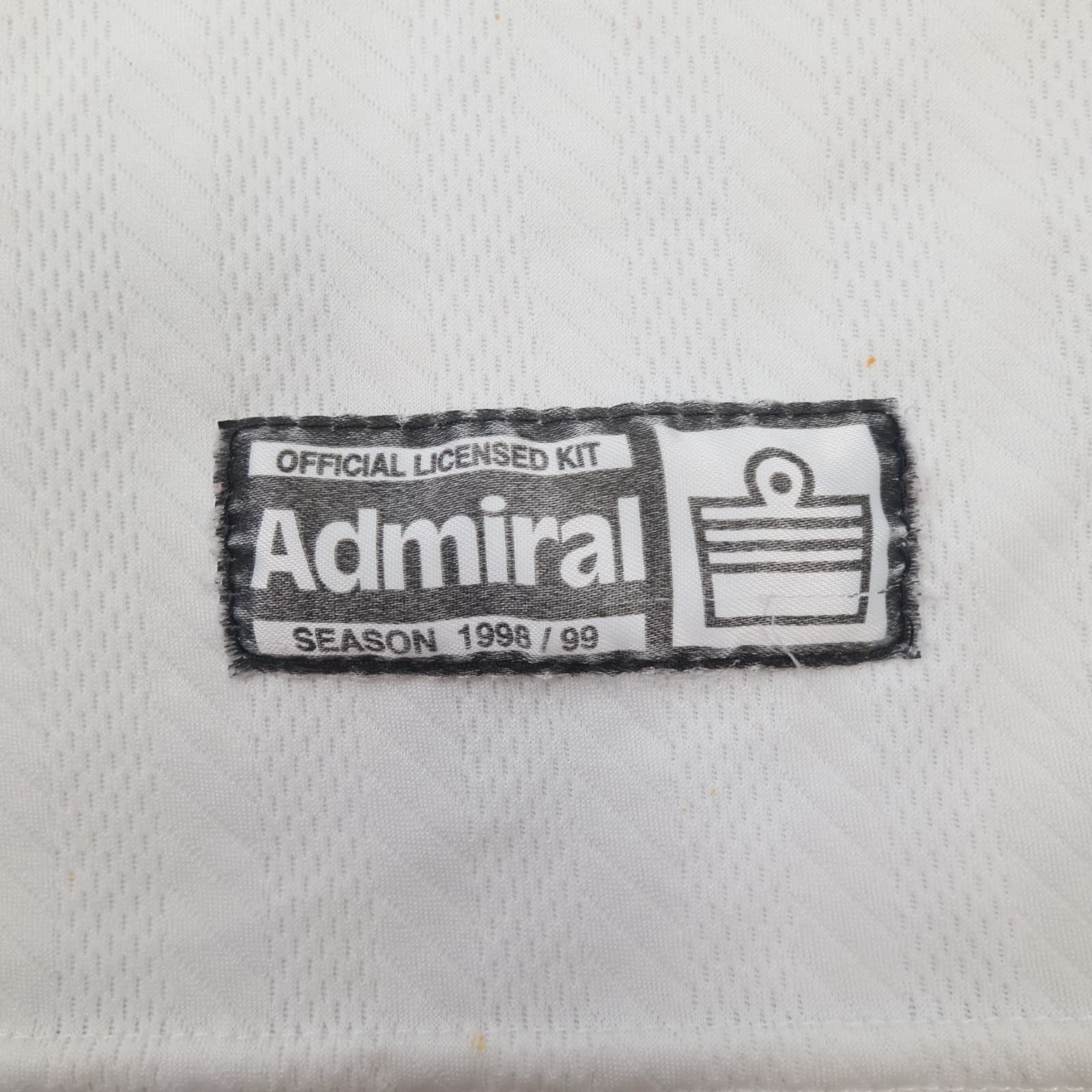 Vintage Portsmouth FC Shirt Large Third Kit White Admiral Jersey 1998 1999 KJC photo 3