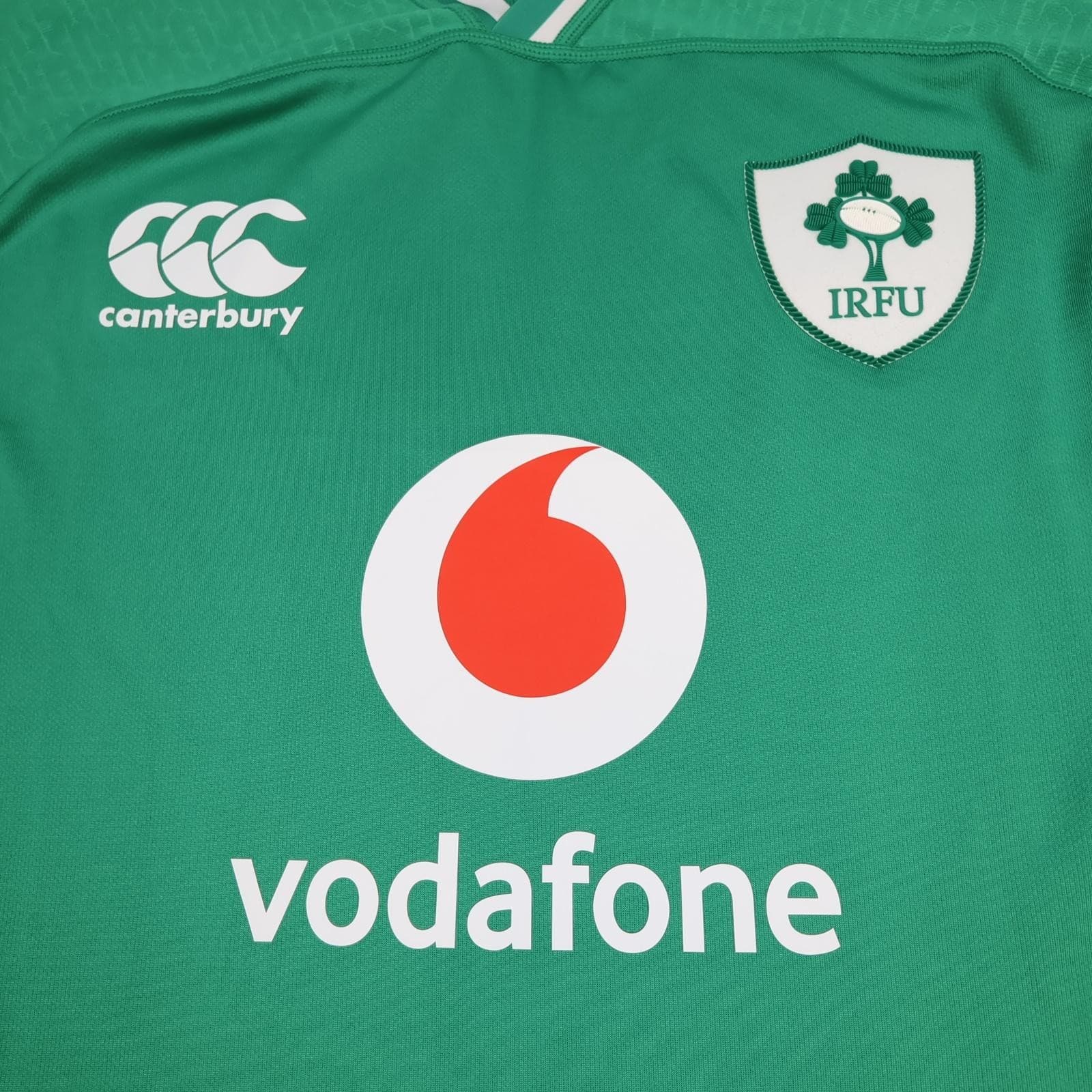 Ireland Rugby Shirt Mens XL Green Rugby Union Canterbury 2019 Vapodri Jersey photo 3