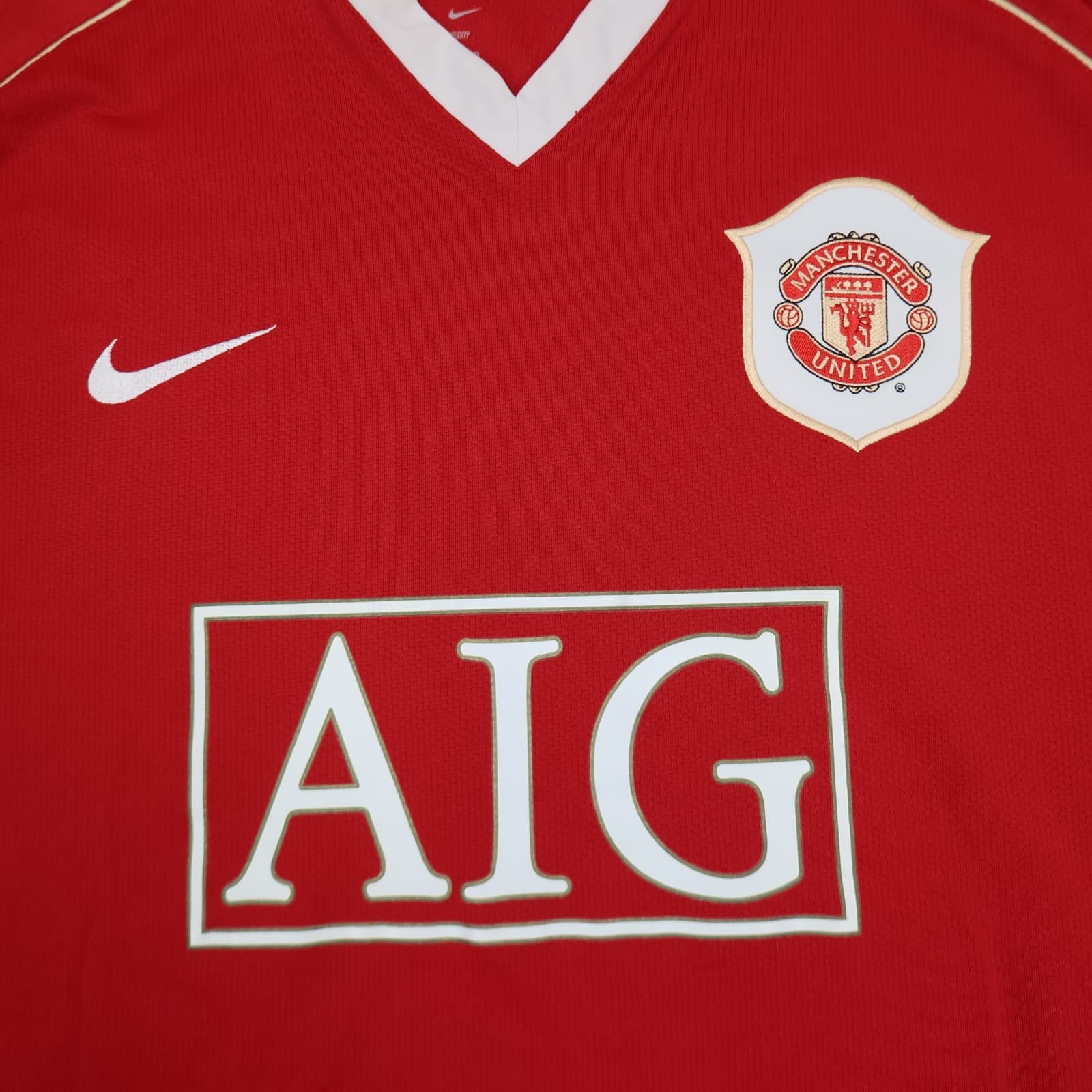 Manchester United Shirt Extra Large Red Home 2006 2007 Nike Jersey Ronaldo 7 photo 4