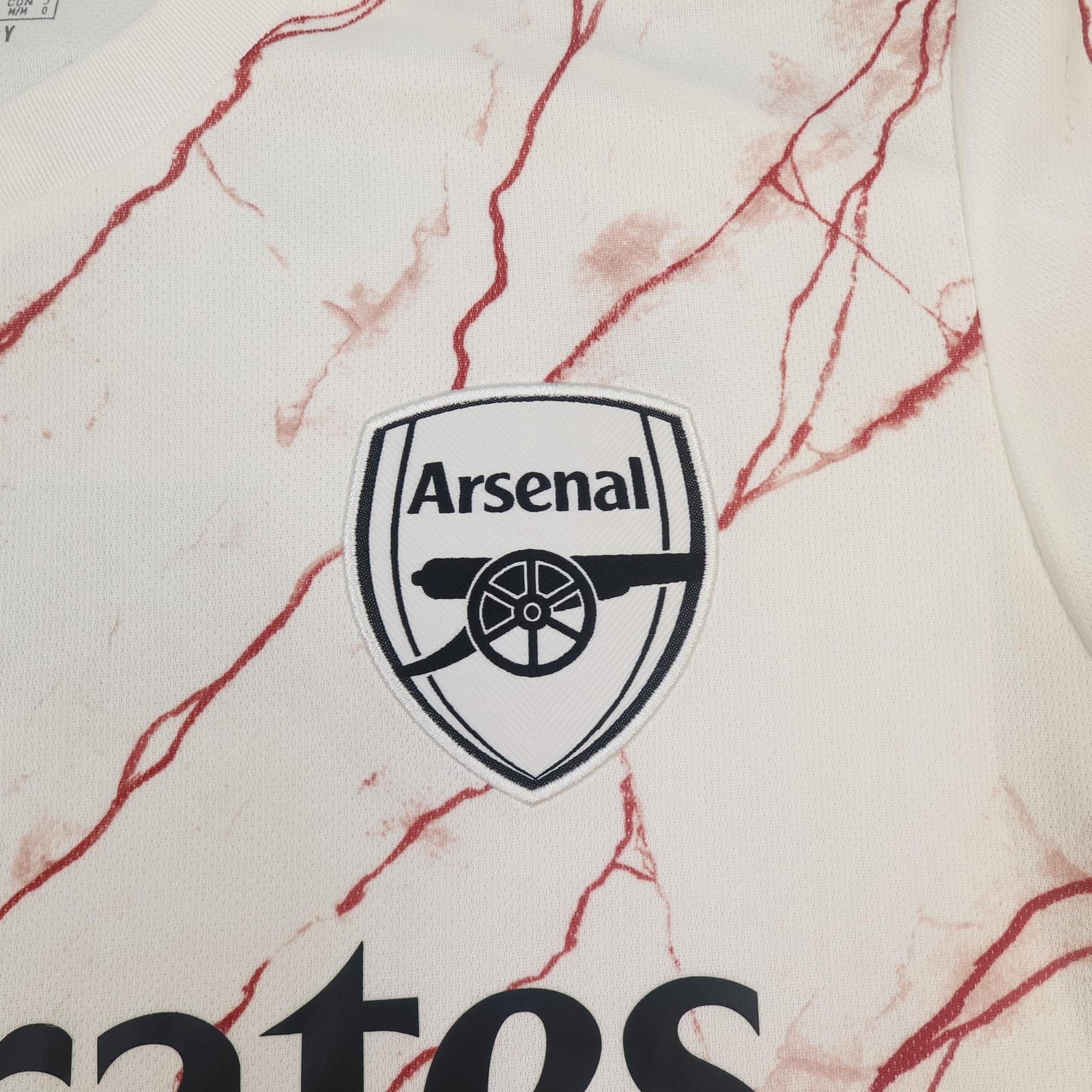 Arsenal Away Shirt Mens Medium White 2020 2021 Football Adidas Emirates Saka 7 photo 5