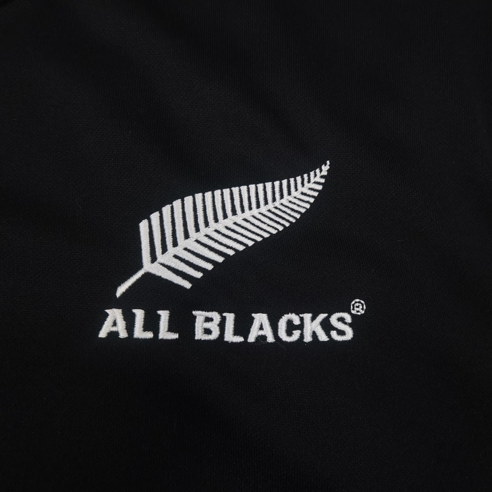 Vintage New Zealand Rugby Shirt 2XL Black Home Kit 2006 2007 Adidas Jersey photo 3