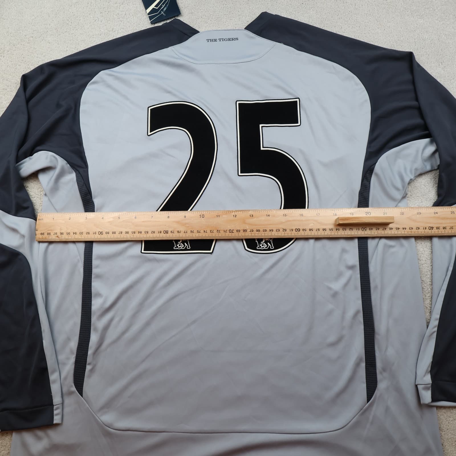Hull City Shirt Extra Large Grey Goalkeeper Kit 2009 2010 Umbro Football Jersey photo 10