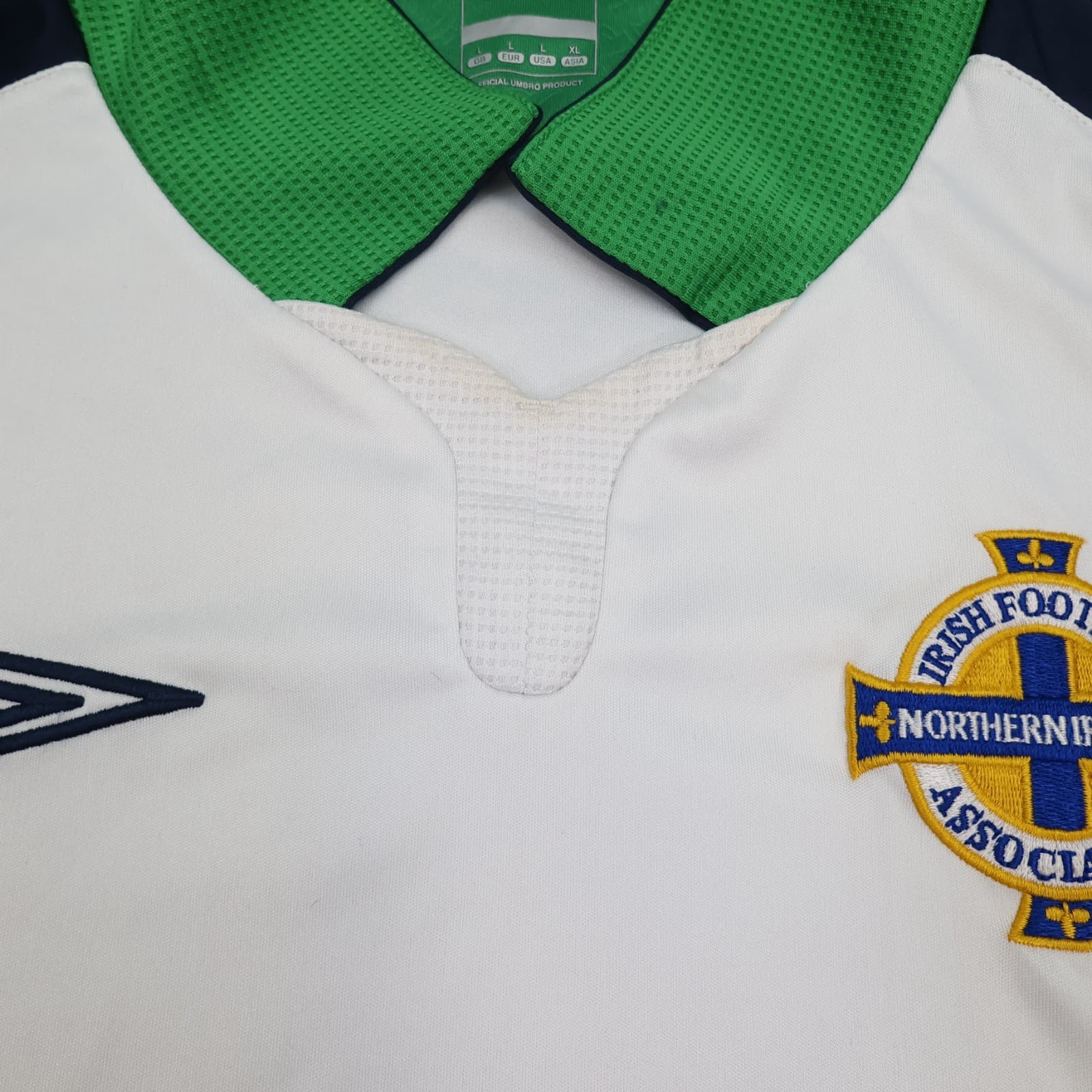 Northern Ireland Football Shirt Large Adidas Away Kit 2009 2010 Soccer Jersey photo 6