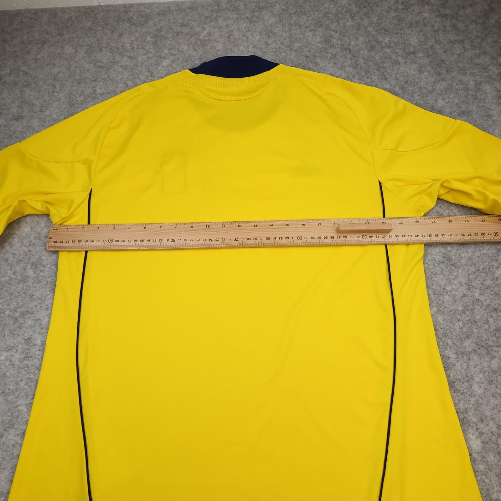 Scotland Away Shirt Mens Extra Large Yellow 2010 2011 Football Soccer Jersey photo 8