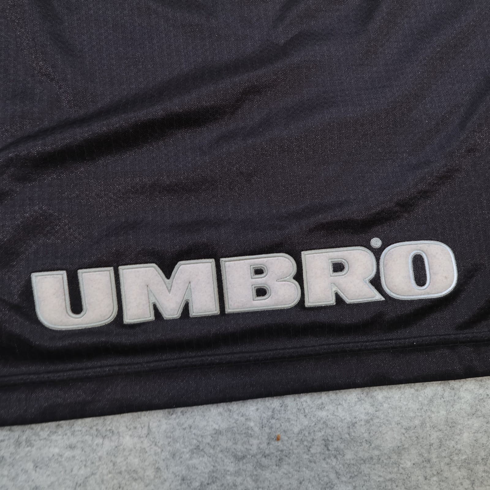 Vintage Manchester United Shirt Large Black Third Kit 1998 1999 Umbro Jersey photo 14