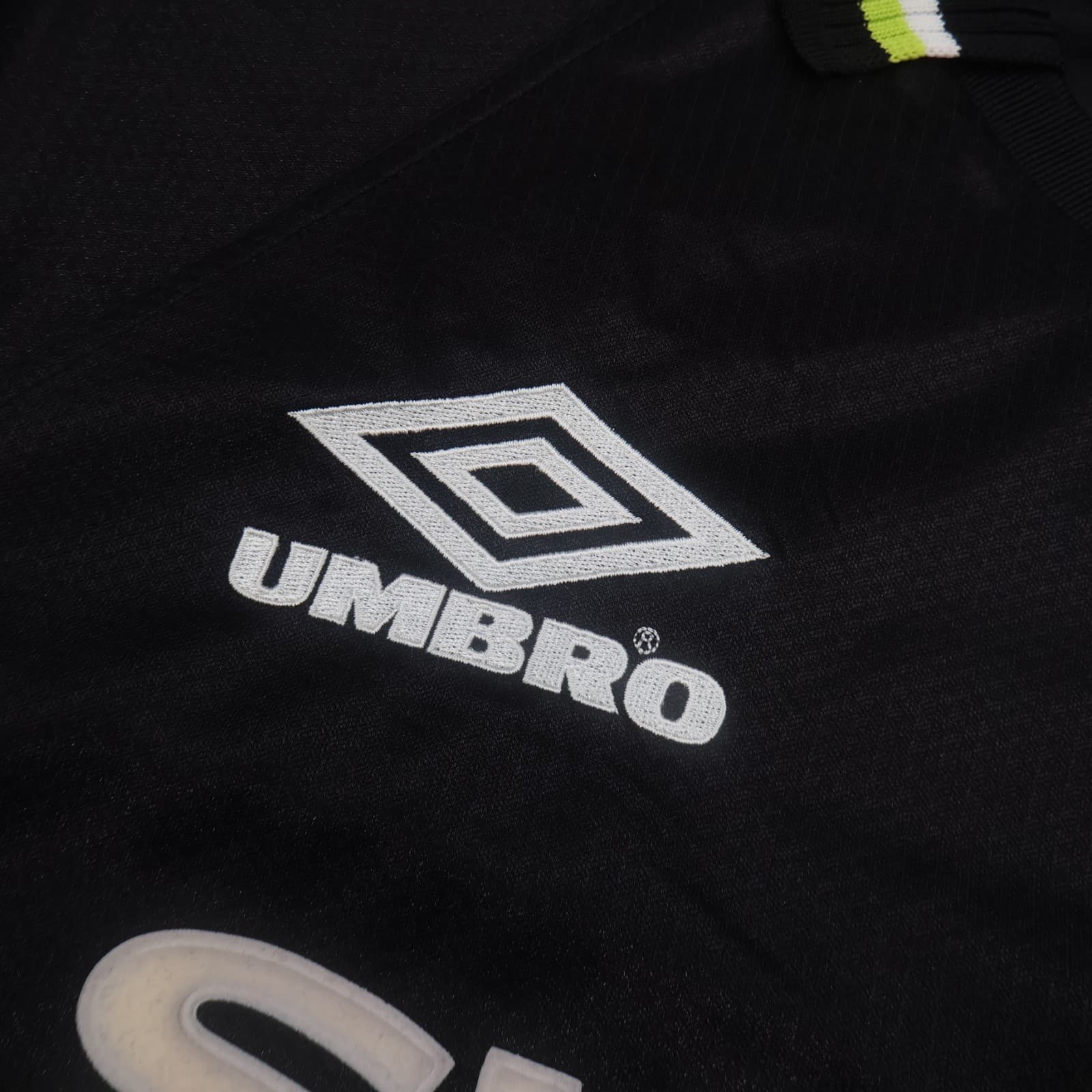 Vintage Manchester United Shirt 2XL Black Third Kit 1998 1999 Umbro Jersey XXL photo 5