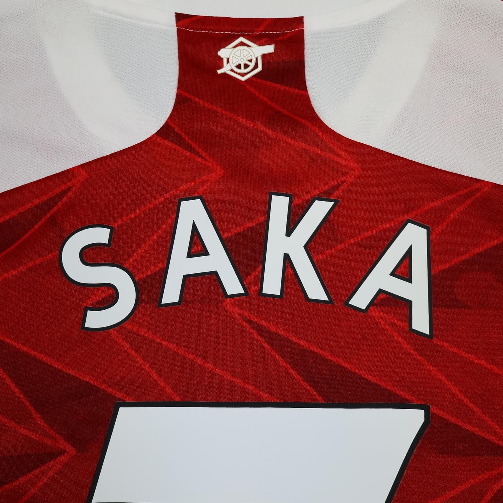 Arsenal Shirt Mens Large Red Home 2020 2021 EPL Football Adidas Emirates Saka 7 photo 4