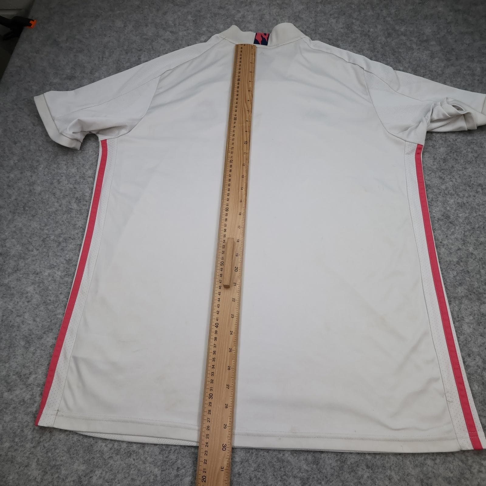 Real Madrid Shirt Mens XL White Home 2020 2021 Football Adidas Emirates Jersey photo 15