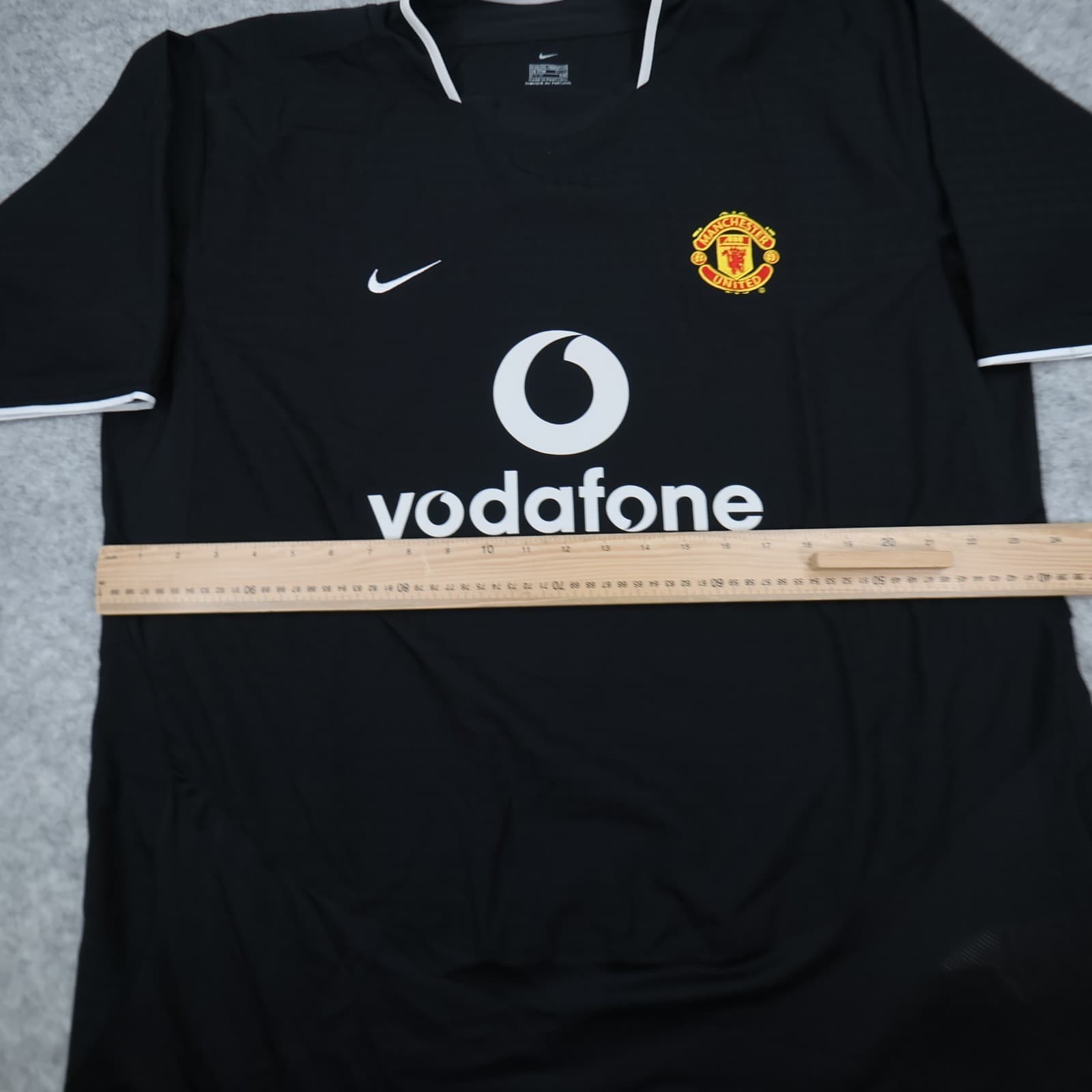 Manchester United Shirt 2XL Black Away 2003 2005 Nike Jersey Ronaldo Football photo 11