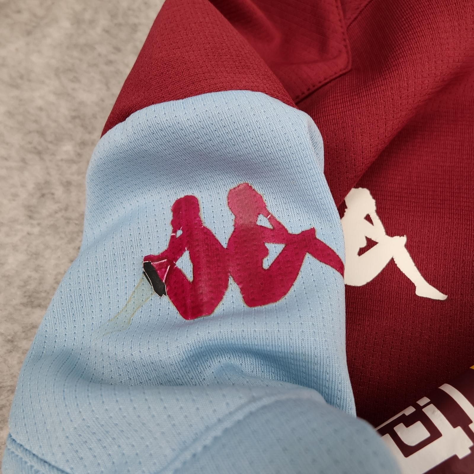 Aston Villa Shirt Mens XL Red Home 2019 2020 EPL Football Kappa W88 Jersey photo 13