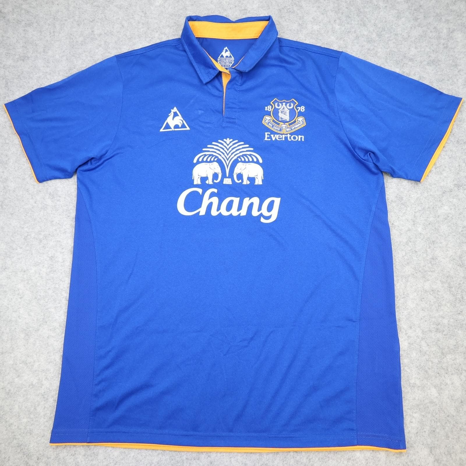 Everton Shirt Mens Large Blue Home 2011 2012 Football Le Coq Sportif Arteta 10 photo 2