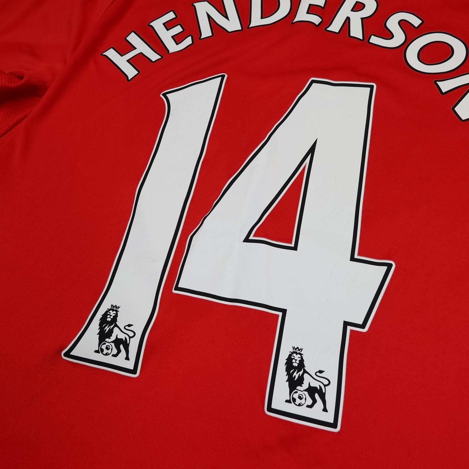 Liverpool Shirt Mens Medium Red Home 2015 2016 New Balance Jersey Henderson 14 photo 10