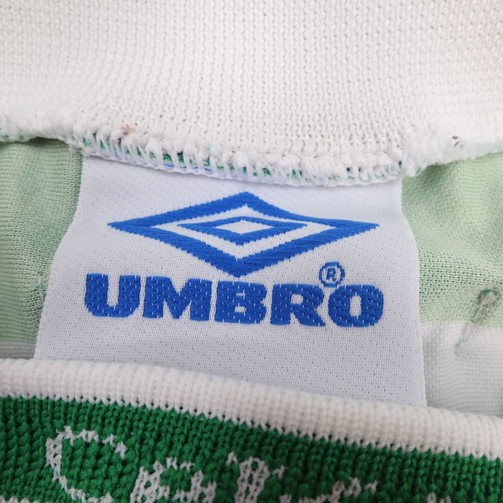 Celtic Football Shirt Extra Large Green Striped Home Kit 1997 1998 Umbro Jersey photo 10
