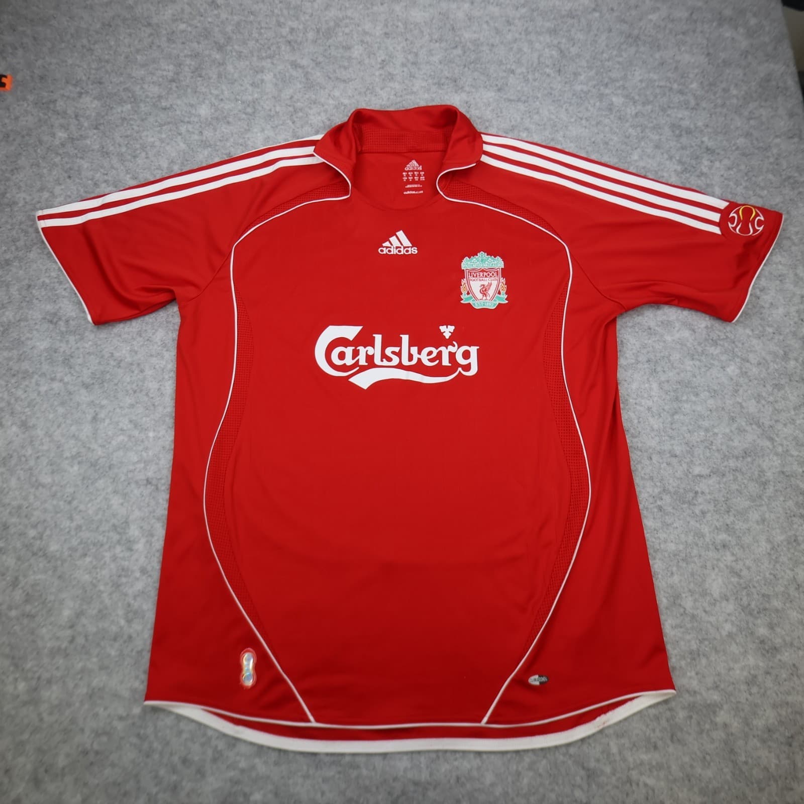 Liverpool Shirt Extra Large Red Home Kit 2006 2008 Adidas Jersey Steven Gerrard photo 2