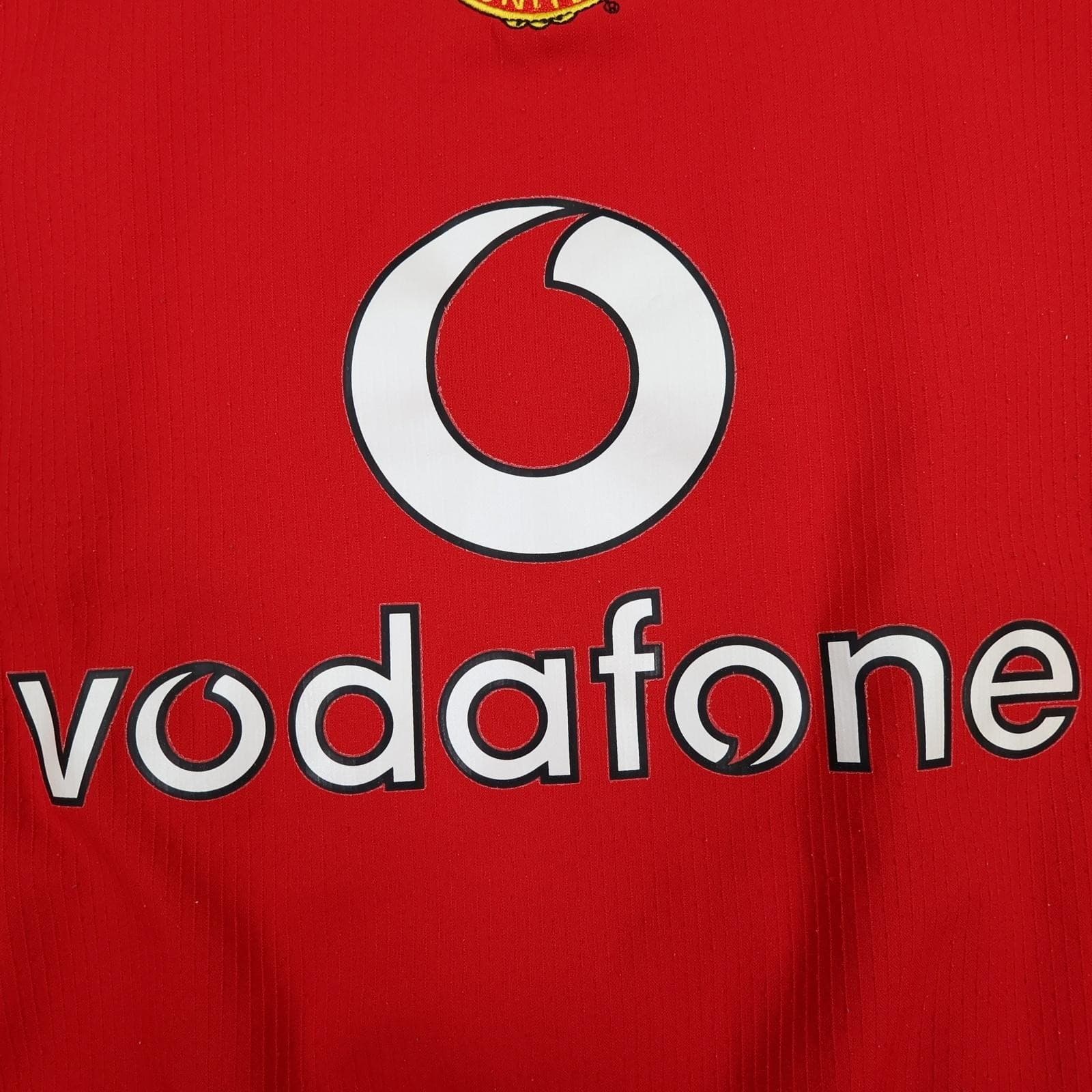 Vintage Manchester United Shirt Mens Large Red Home 2004 2006 Nike Jersey Saha 9 photo 7