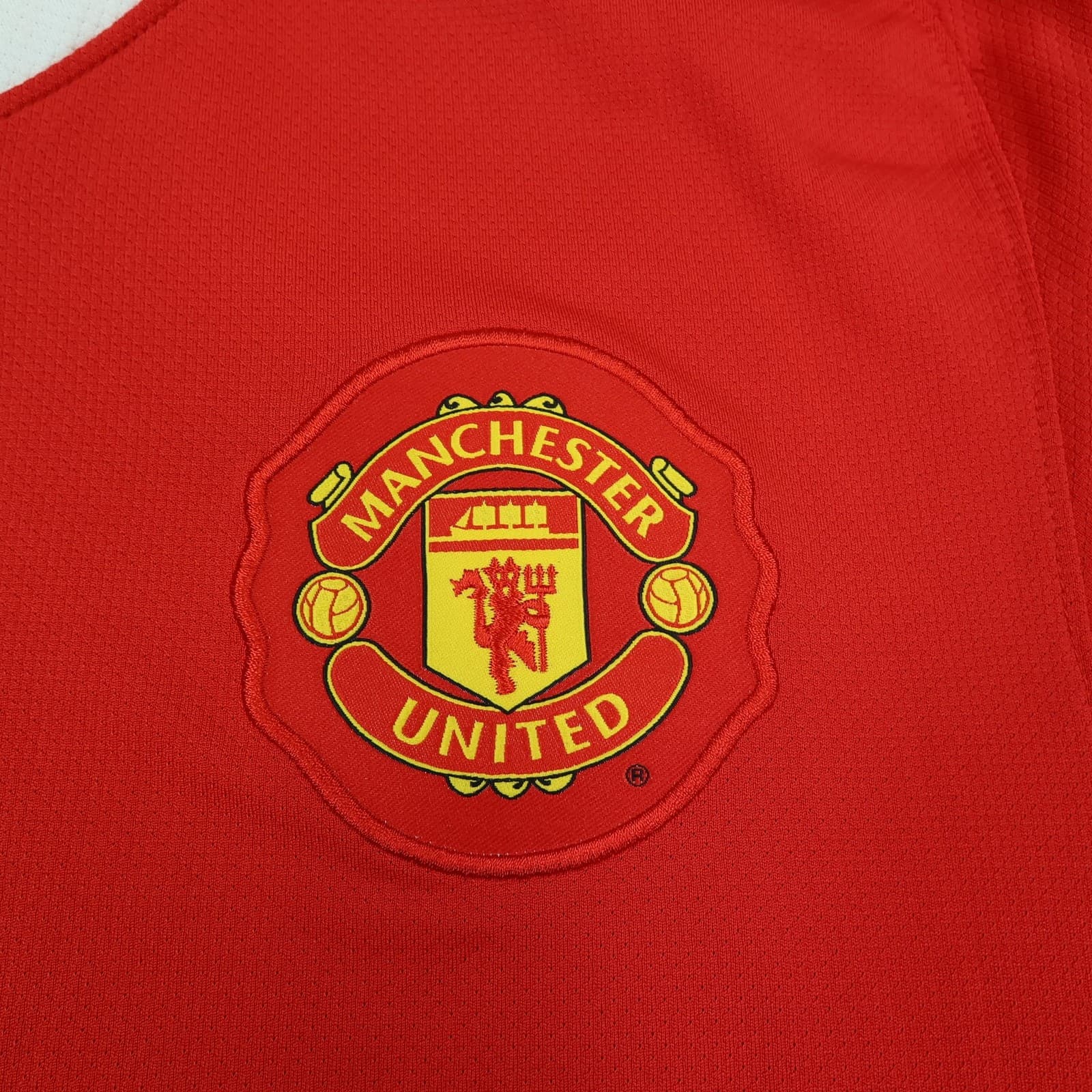 Manchester United Shirt Mens Medium Red Home EPL 2010 2011 Nike AON JS Park 13 photo 8
