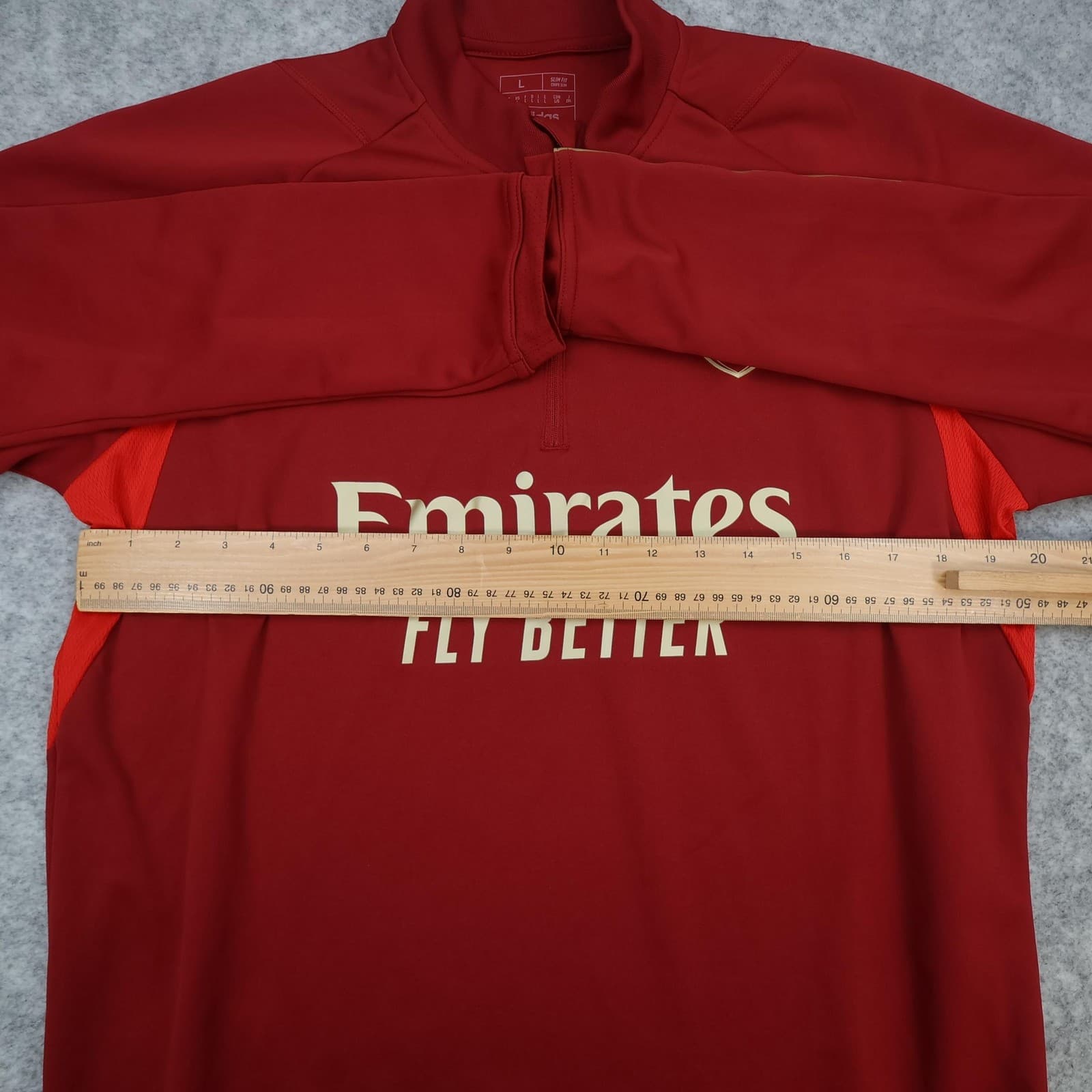 Arsenal Training Top Mens Large Red Football Adidas Pullover 2023 2024 Kit photo 10