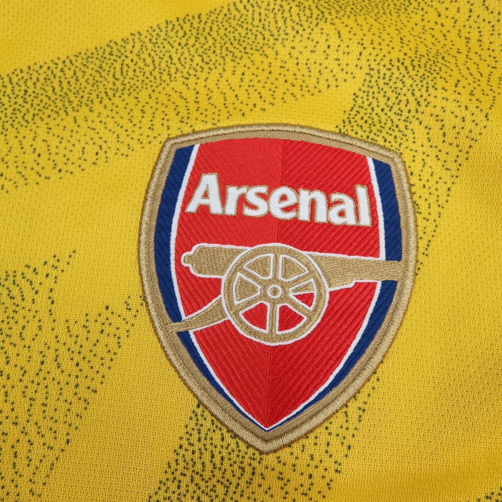 Arsenal Away Shirt Mens Small Yellow 2019 2020 Football Adidas Saka 77 Jersey photo 6