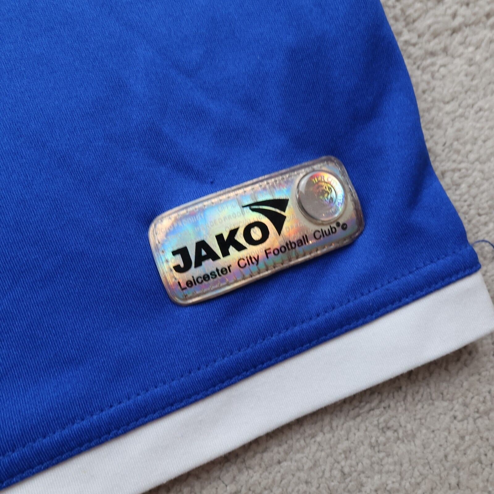 Leicester City Shirt 2XL Blue Home Kit 2007 2008 2009 Soccer Jersey Jako photo 5
