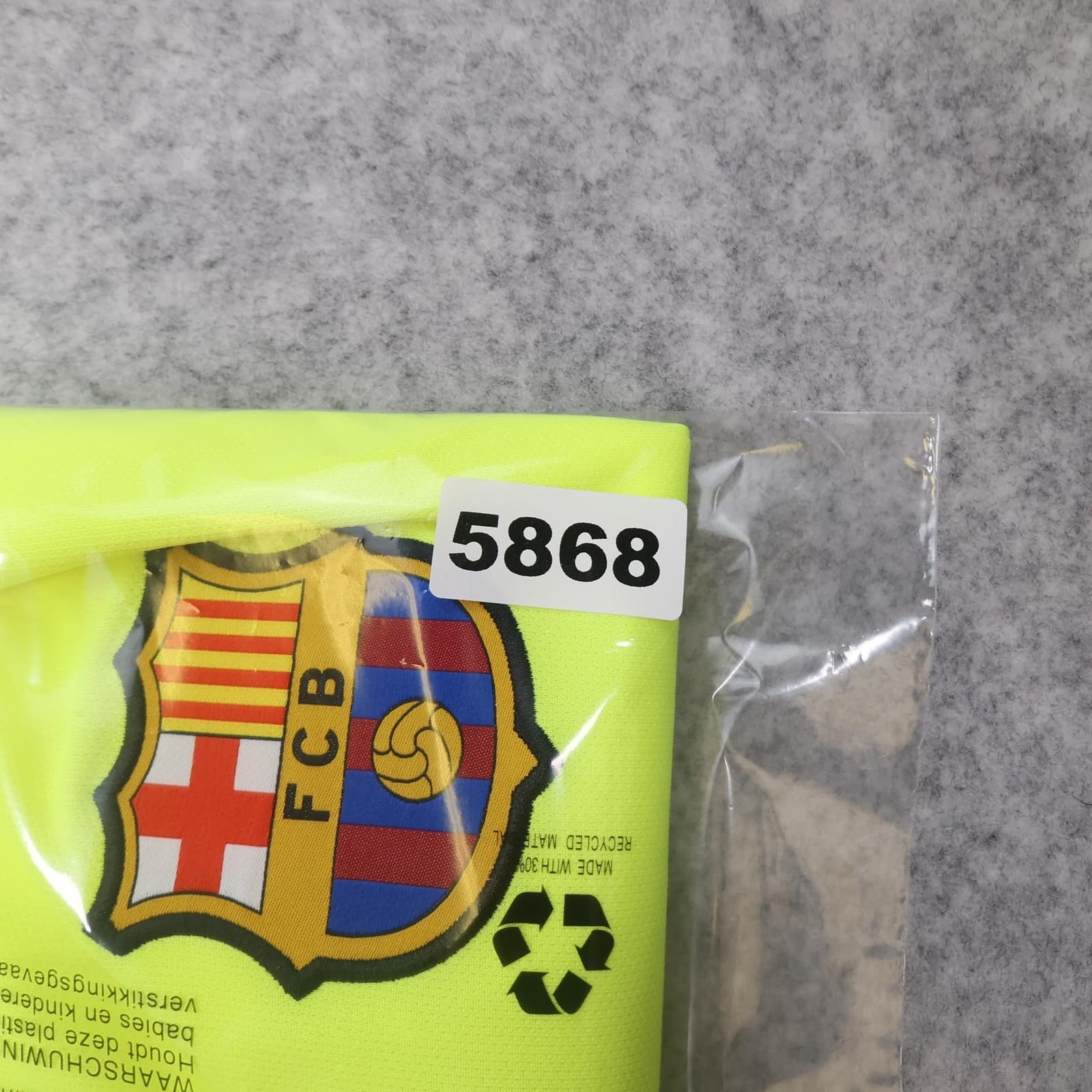 Barcelona Away Shirt Mens Medium Yellow 2018 2019 Football Nike Messi 10 Jersey photo 15