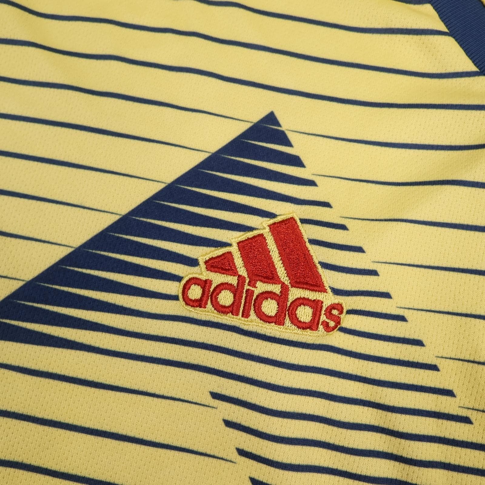 Colombia Home Shirt Mens Large Yellow 2020 2021 Football Adidas Soccer Jersey photo 4