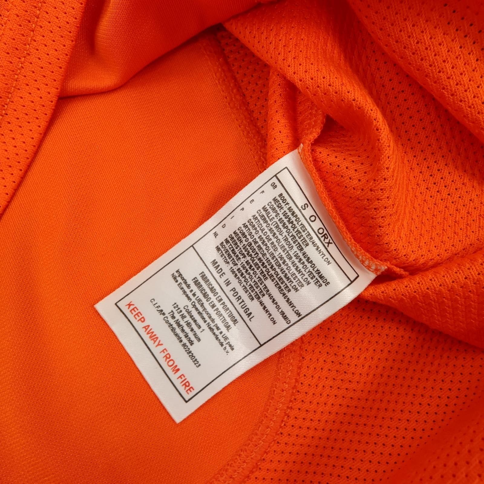 Vintage Netherlands KNVB Home Shirt Mens Large Orange 2000 2002 Nike Bergkamp 10 photo 9