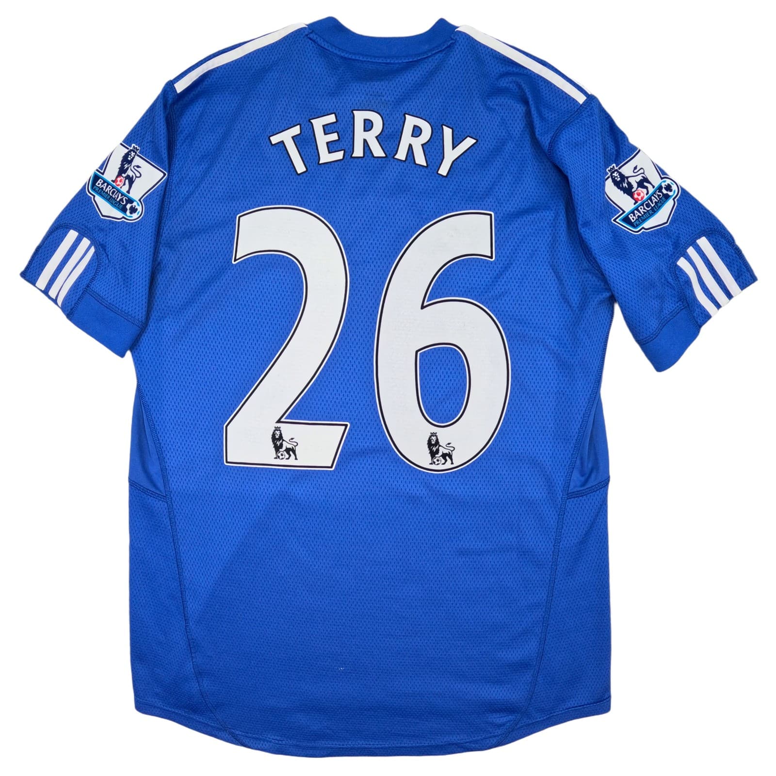Chelsea Football Shirt Medium Blue Home 2009 2010 adidas John Terry 26 Jersey