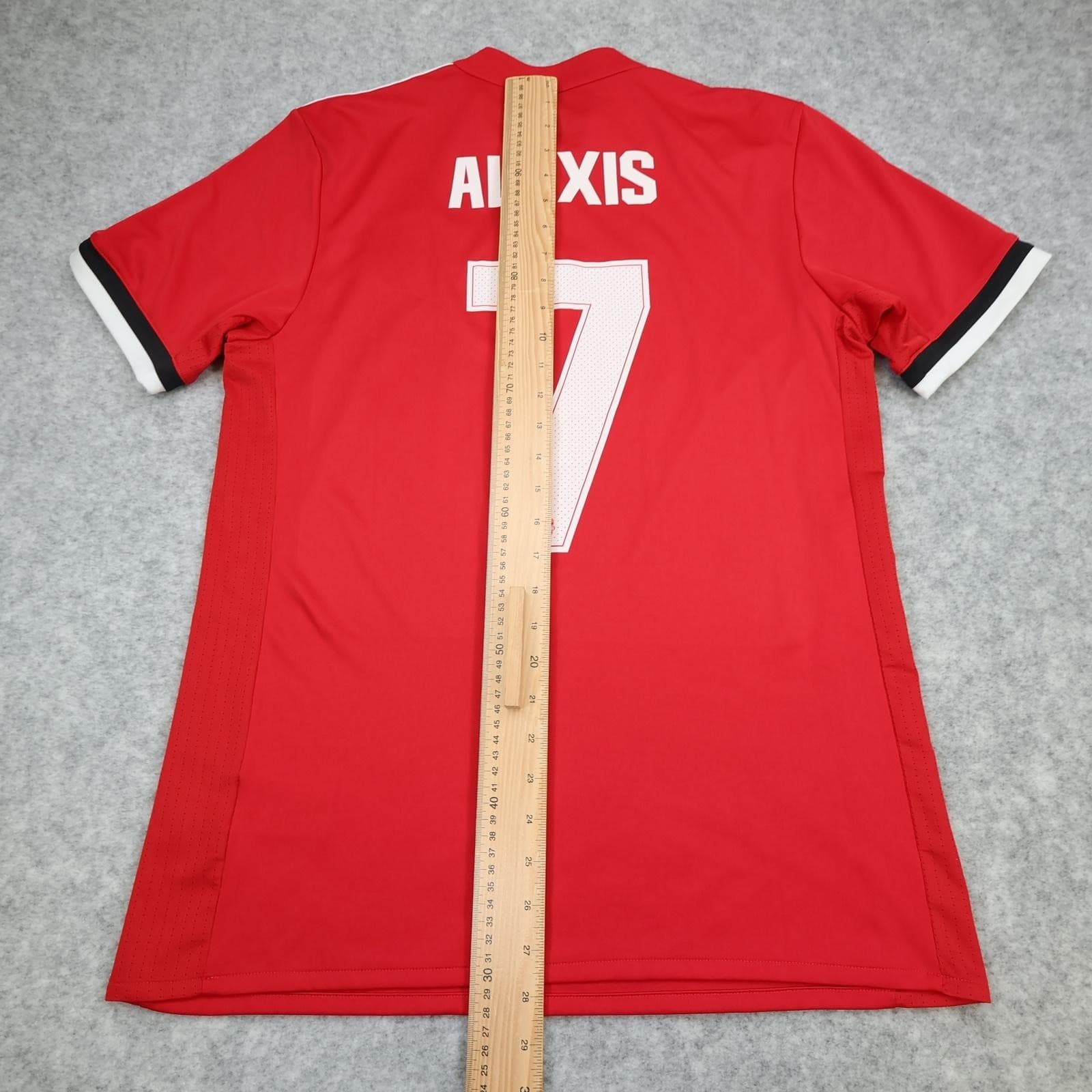 Manchester United Shirt Mens Medium Red Home 2017 2018 Football Adidas Alexis 7 photo 11