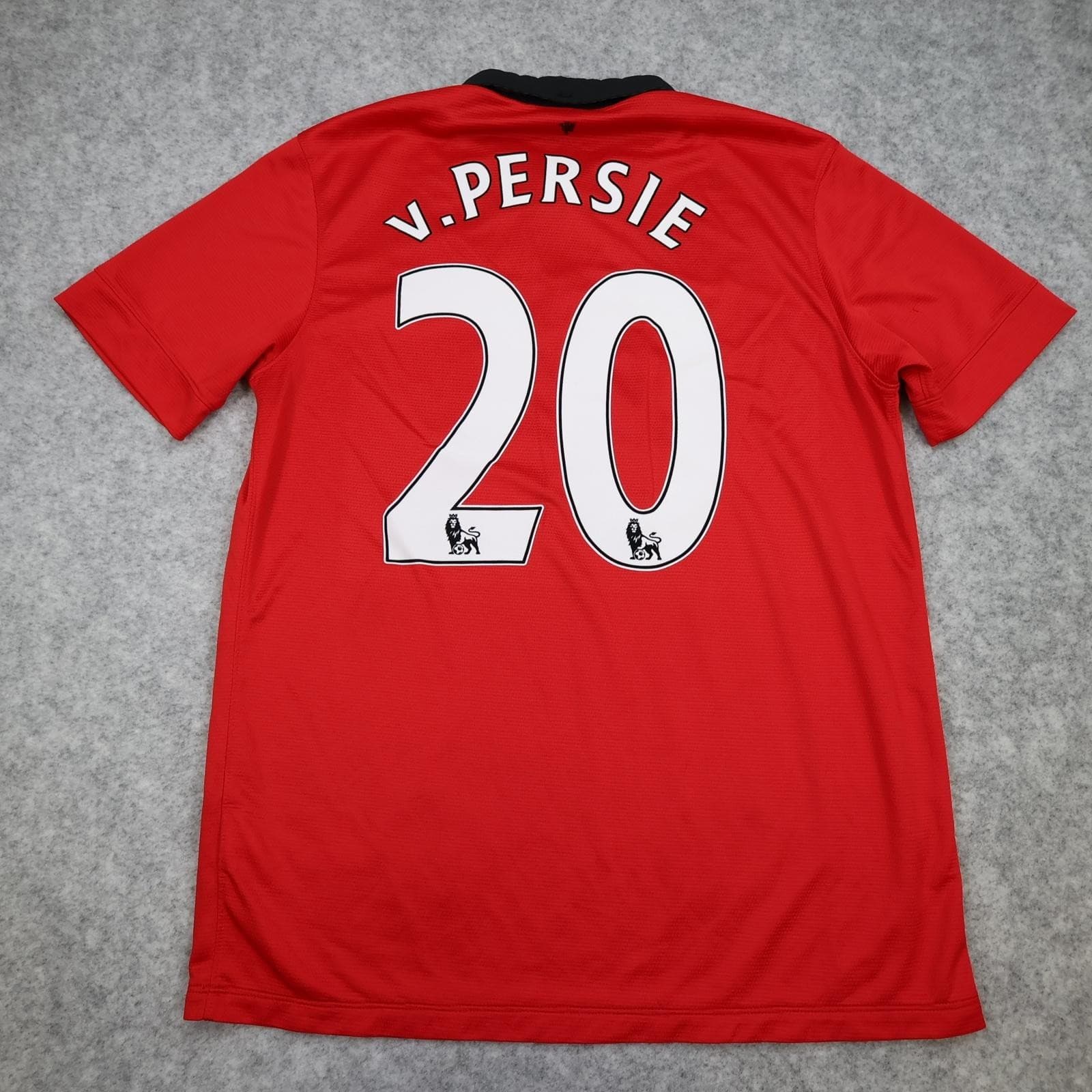 Manchester United Shirt Mens Large Red Home 2013 2014 Football Nike V Persie 20