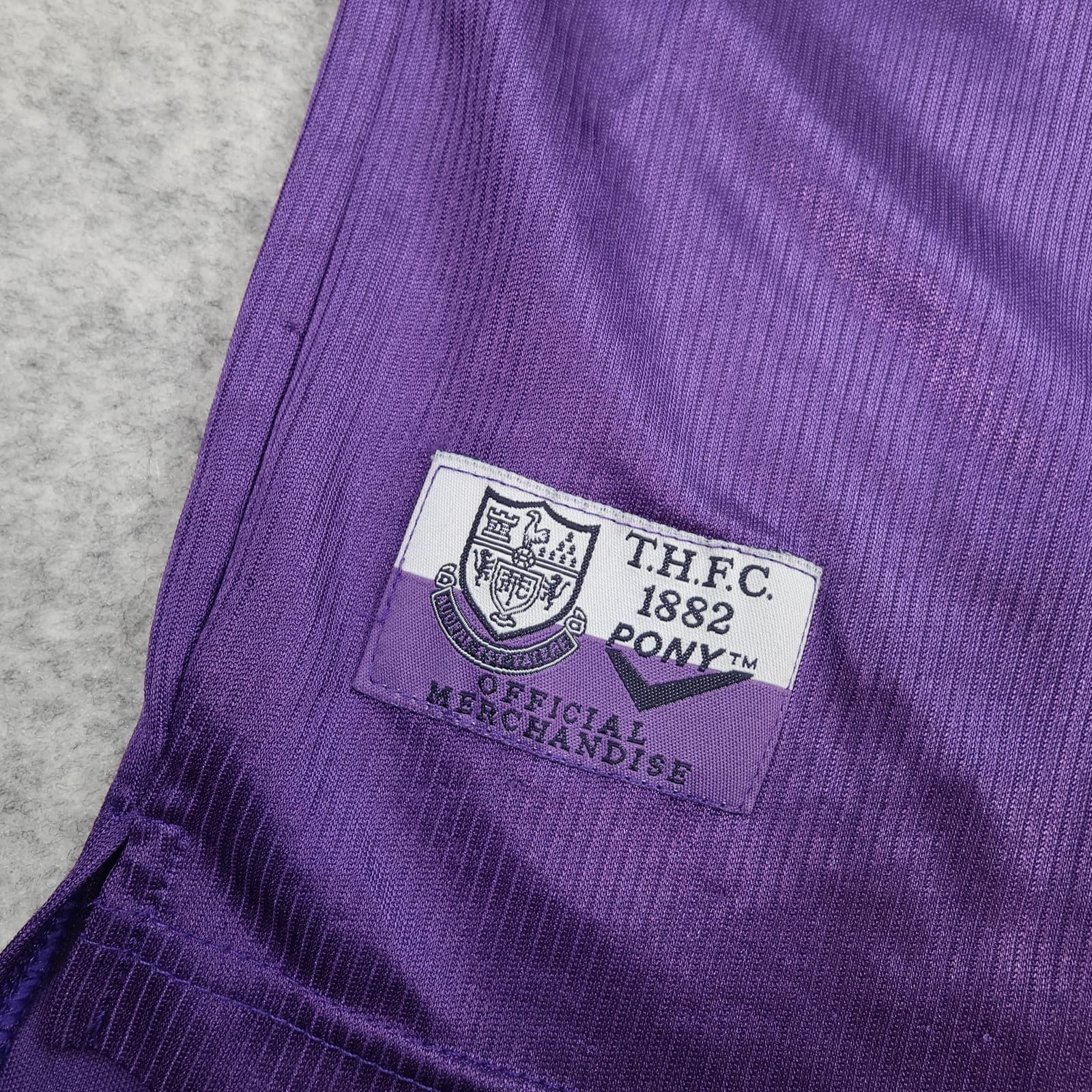 Vintage Tottenham Hotspur Shirt Mens XL Purple Away 1998 1999 Football Pony HP photo 7