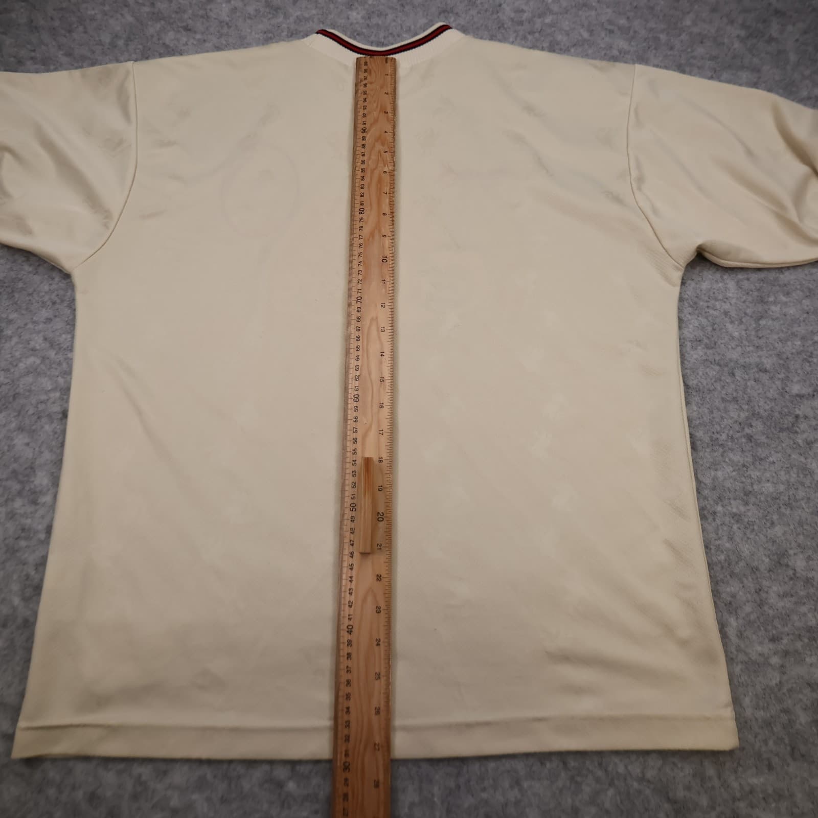 Vintage Liverpool Shirt Large Beige Away Kit 1996 1997 Reebok Jersey 42/44 photo 3