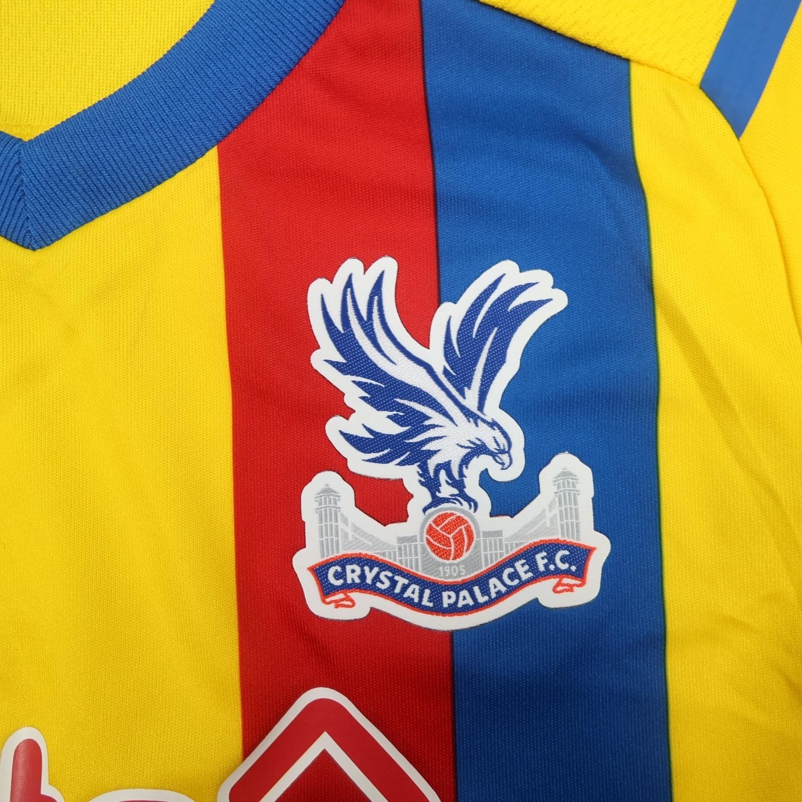 Crystal Palace Baby Kit 9-12 Months Yellow Away 2021 2022 Football Puma Utilita photo 4