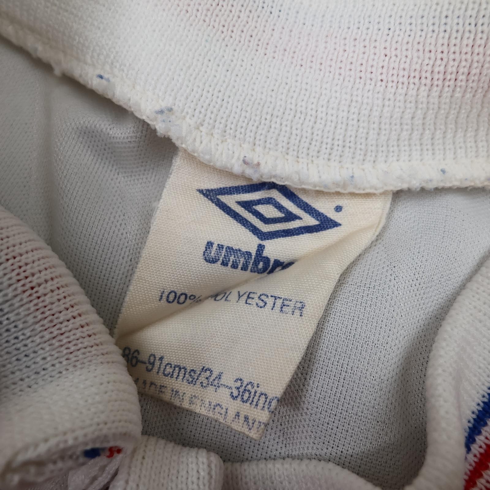 Vintage Rangers Shirt Mens Small White Red Away 1987 1990 Umbro McEwan's Lager photo 7