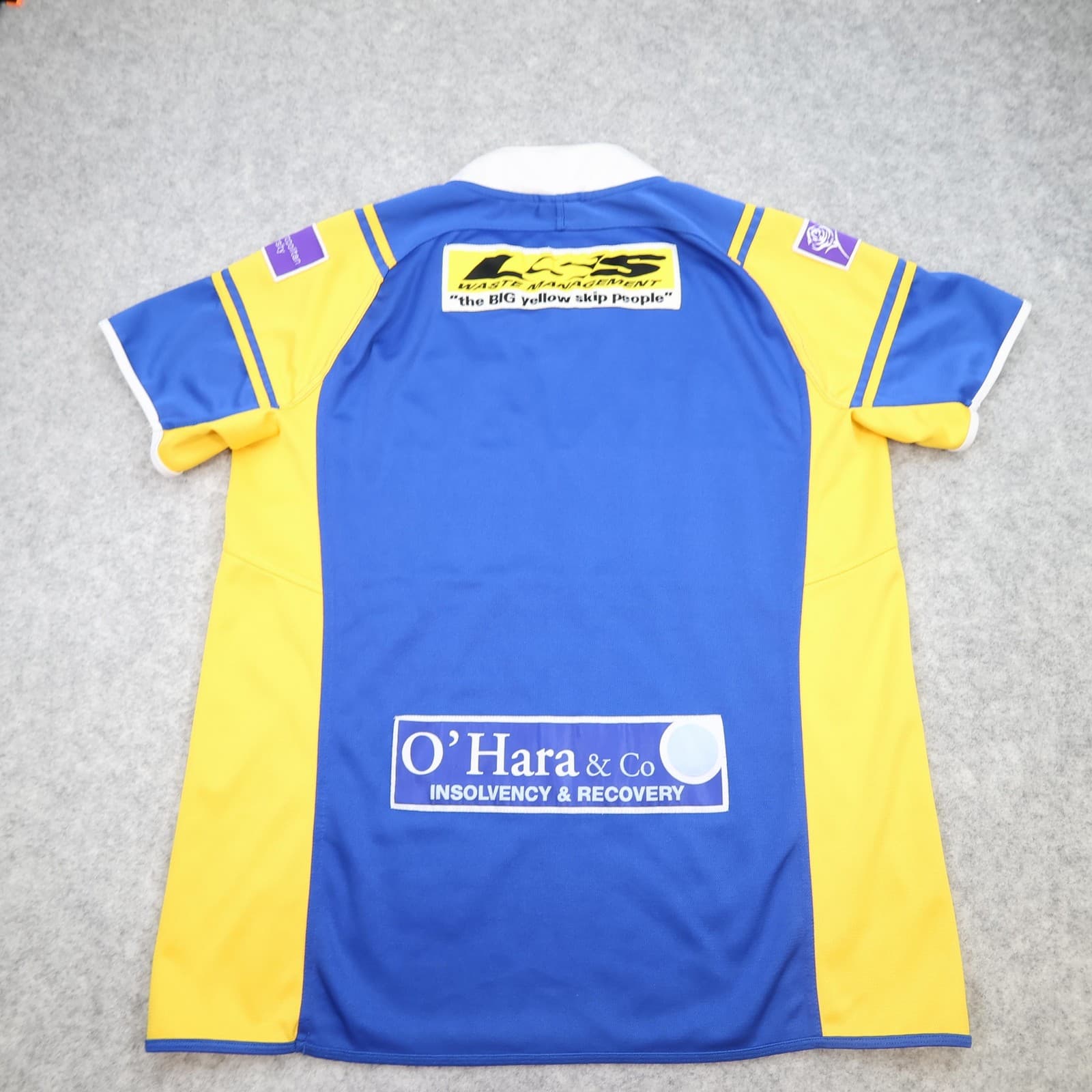 Leeds Rhinos Rugby Shirt Mens 2XL Blue Rugby League ISC 2009 Hesco photo 2