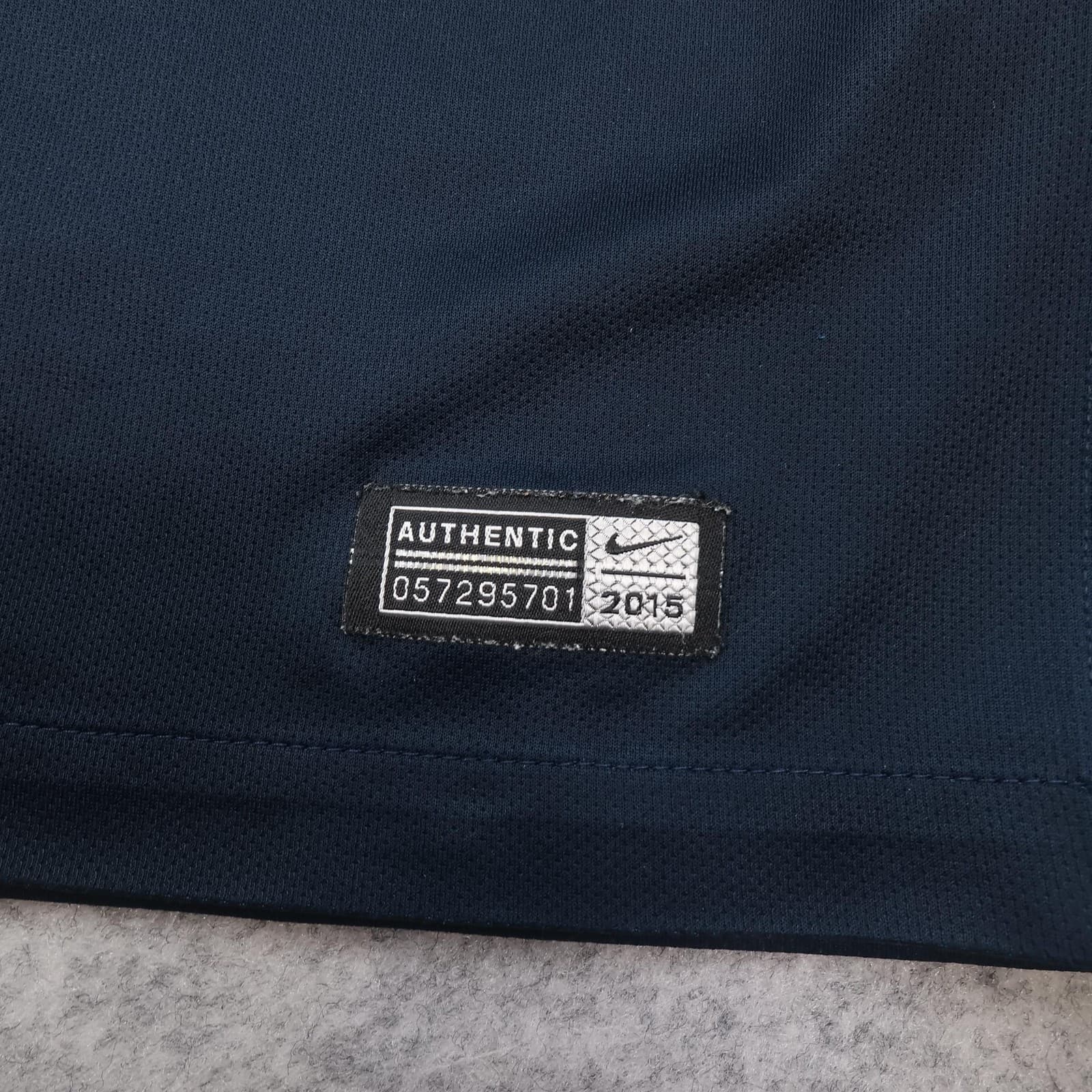 Manchester City Shirt Mens Large Blue Away 2015 2016 Football Nike Soccer Jersey photo 9