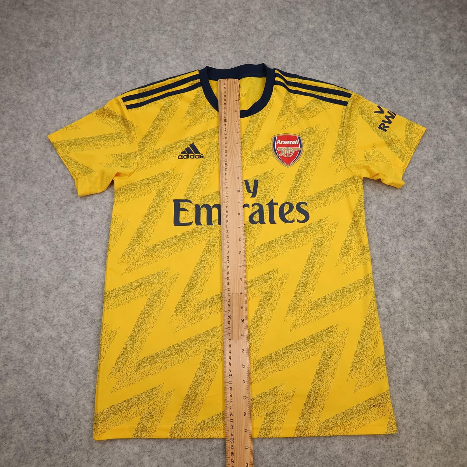 Arsenal Away Shirt Mens Medium Away Yellow 2019 2020 Football Adidas Emirates photo 12